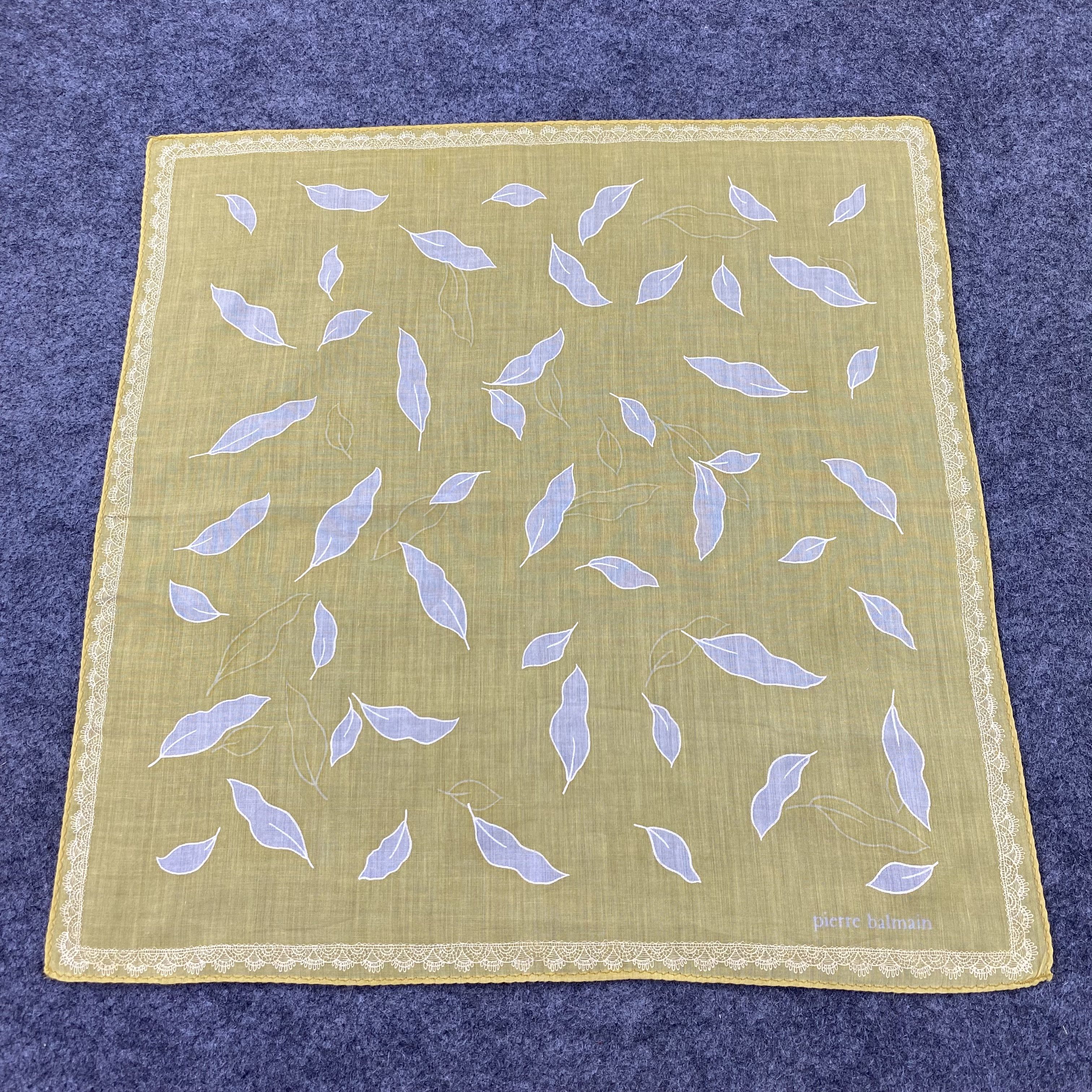 Pierre Balmain Pierre Balmain Handkerchief / Bandana / Neckerchief-B1254 Size ONE SIZE - 3 Thumbnail