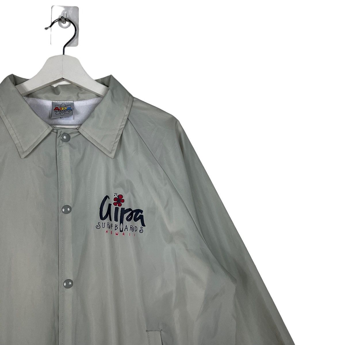Auburn Sportswear 🔥 VINTAGE AIPA SURFBOARDS HAWAII COACH JACKET MADE IN USA Size US L / EU 52-54 / 3 - 8 Thumbnail