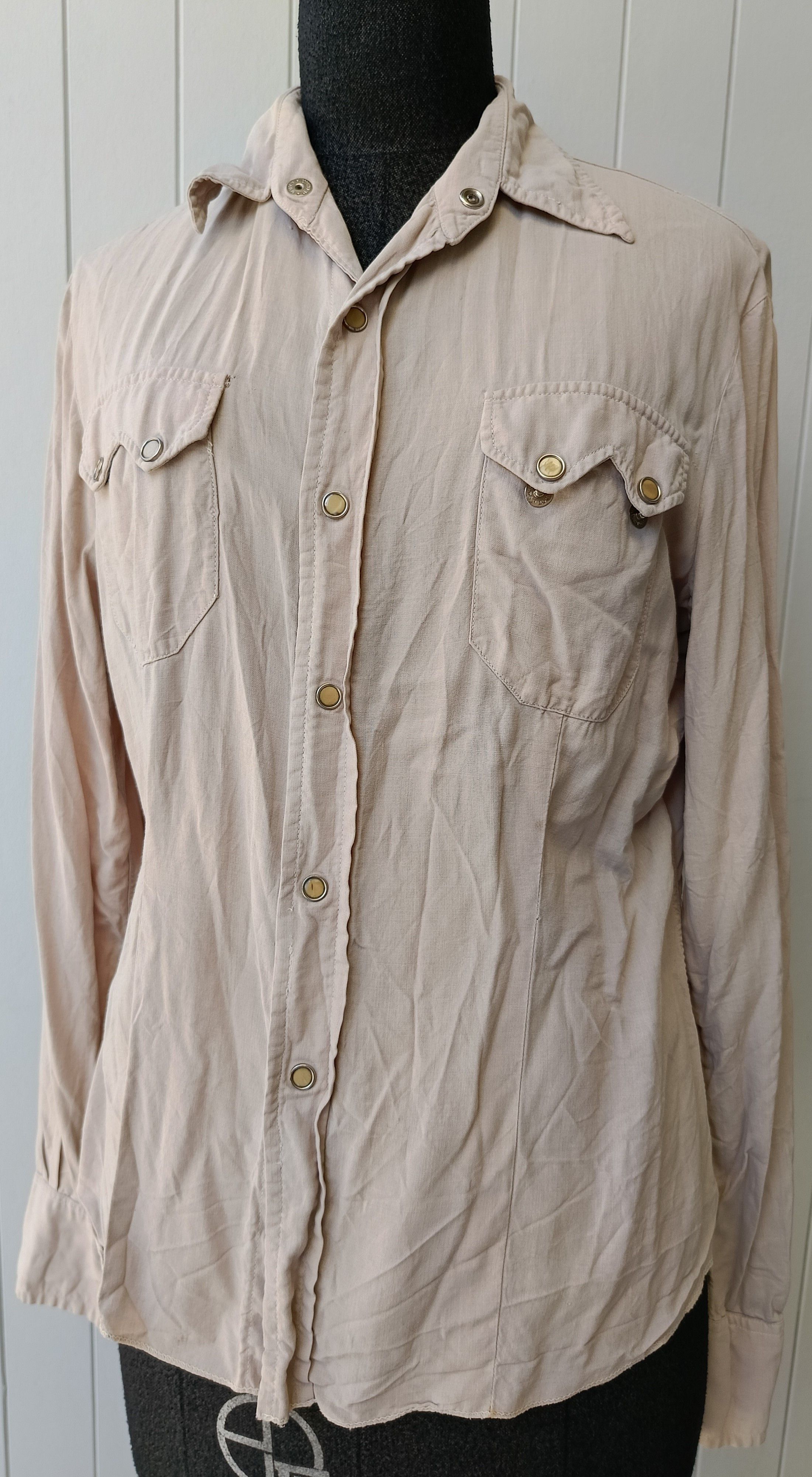 Vintage California Ranchwear 40s 50s rayon USA western snapper shirt Size US XS / EU 42 / 0 - 2 Thumbnail