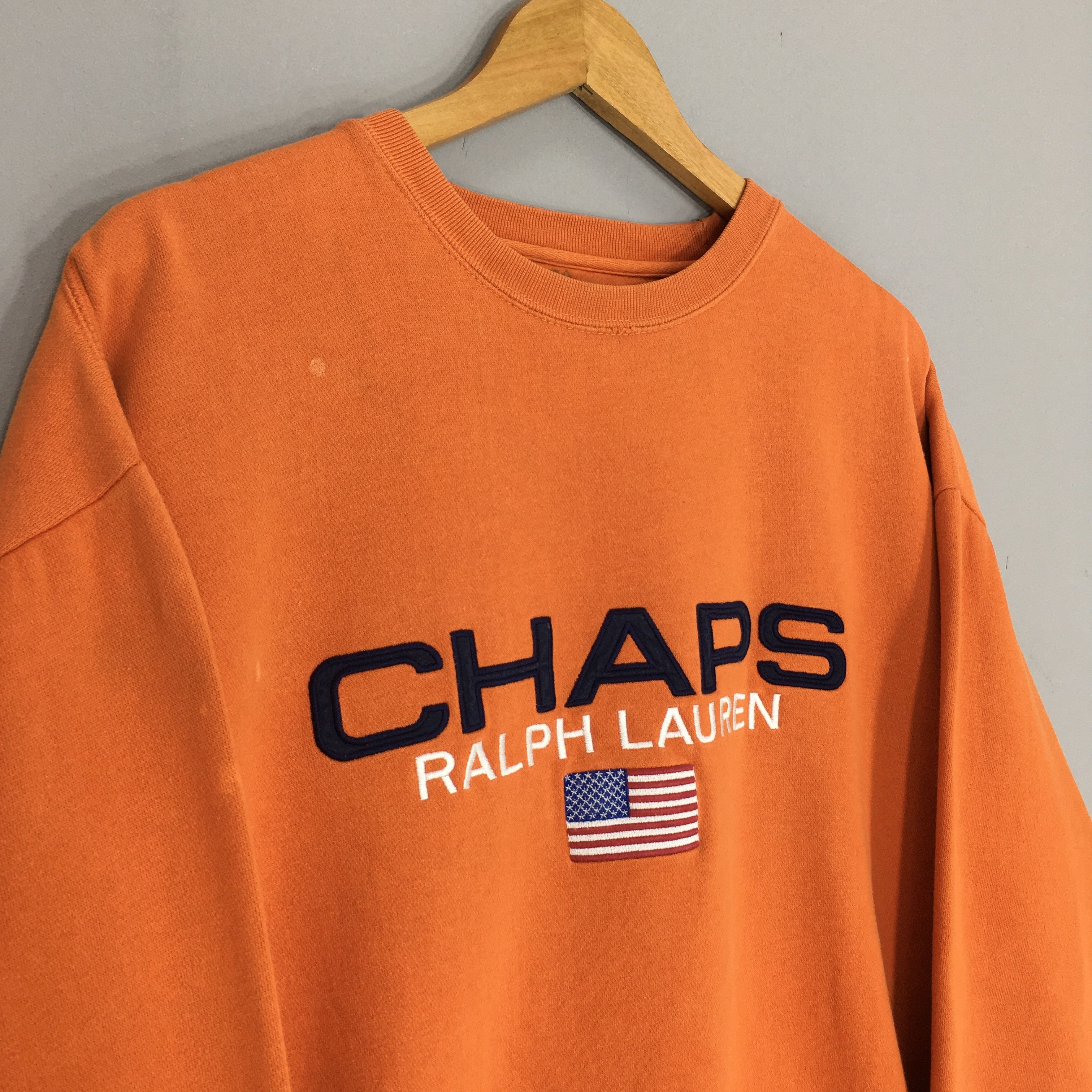Chaps Ralph Lauren × Ralph Lauren × Vintage Vintage Chaps Ralph Lauren Bear Fleece Sweatshirt (L) JK426 Size US XL / EU 56 / 4 - 3 Thumbnail