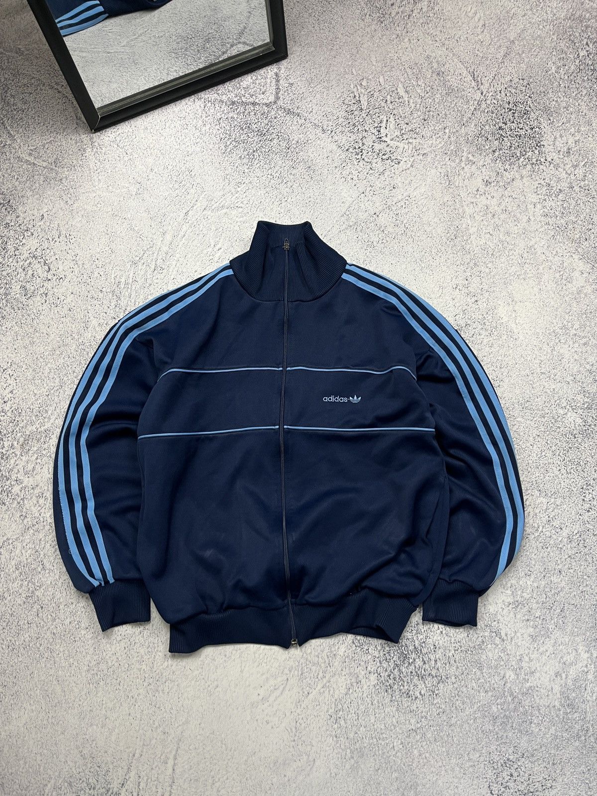 Adidas Vintage 90ʼs Adidas Retro Track Jacket Casual Y2k Streetwear Size US S / EU 44-46 / 1 - 1 Thumbnail