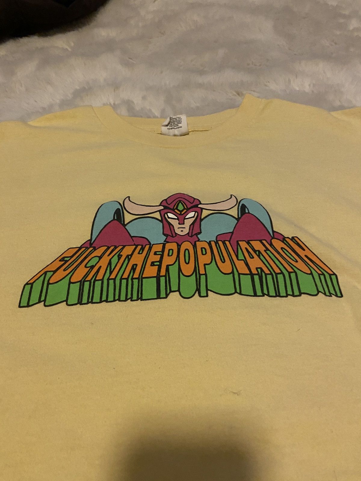 Fuck The Population Fuck The Population ‘Destroyer’ Yellow T-Shirt Size US L / EU 52-54 / 3 - 1 Thumbnail