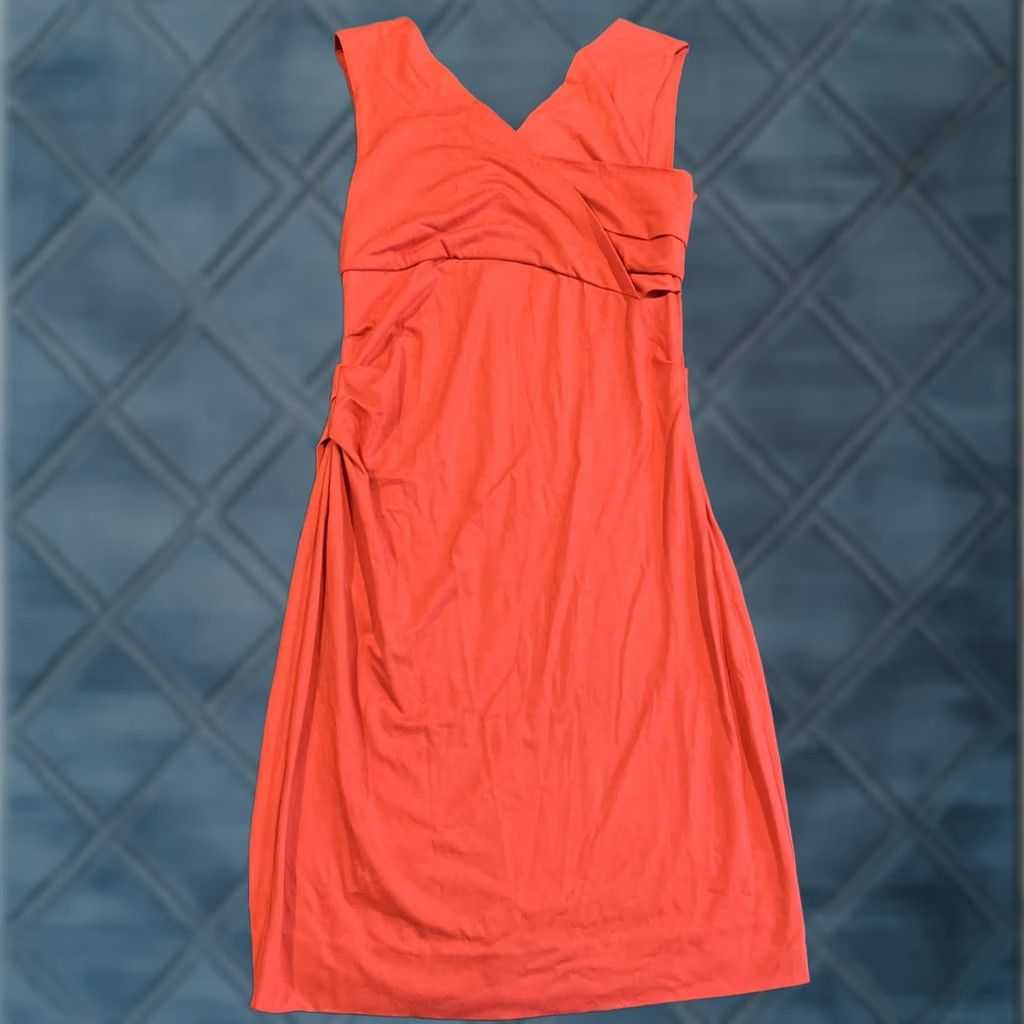 Diane von Furstenberg Diane Von Furstenberg Parker Jersey Dress - Coral - M - Draped Crossover Size M / US 6-8 / IT 42-44 - 1 Thumbnail
