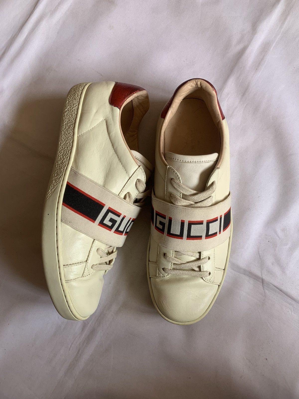Gucci Gucci Ace Stripe Low Trainers Size US 5 / EU 37 - 9 Thumbnail