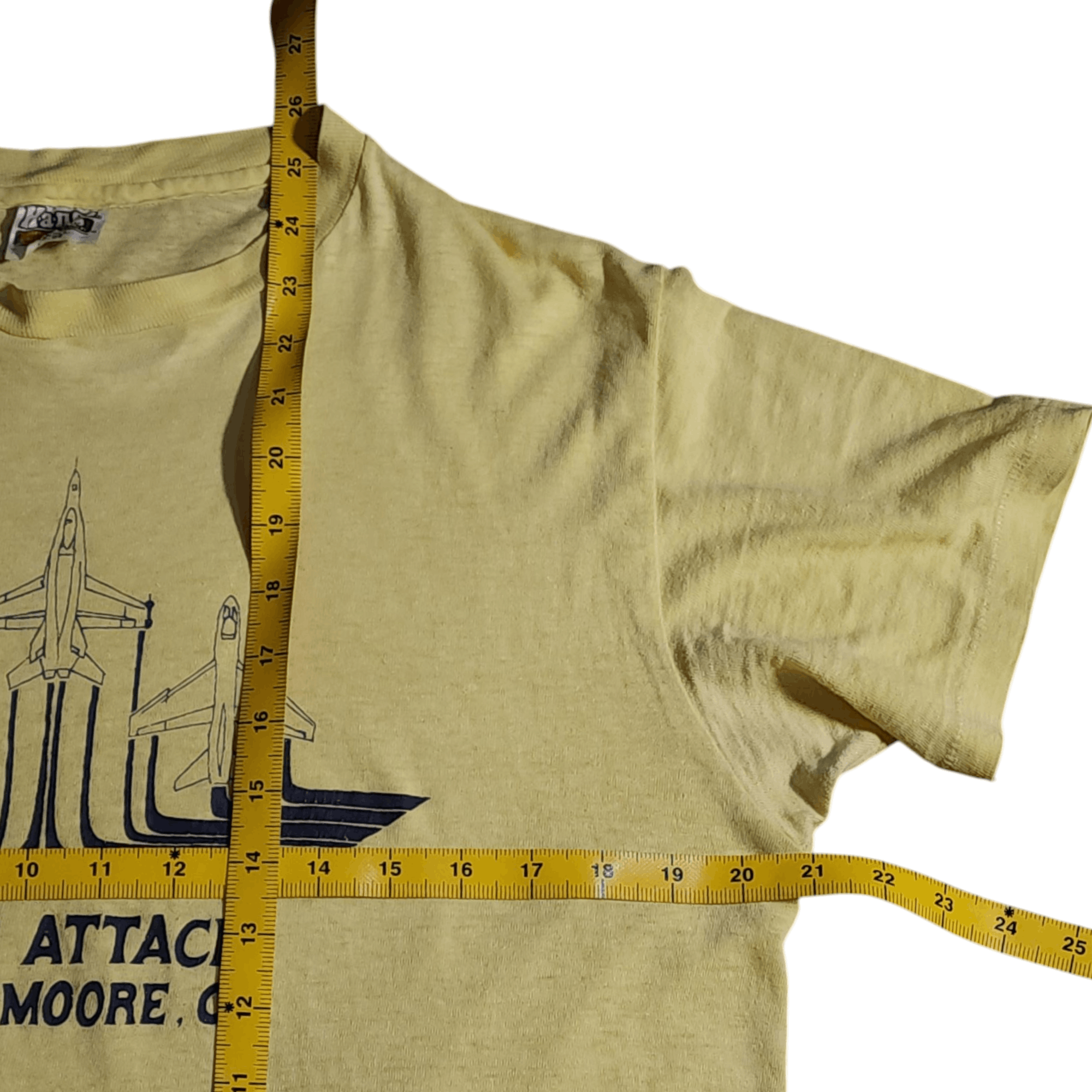 Hanes × Vintage Vintage 80s NAS Naval Air Station Lemoore CA shirt Hanes Tee Size US L / EU 52-54 / 3 - 8 Thumbnail
