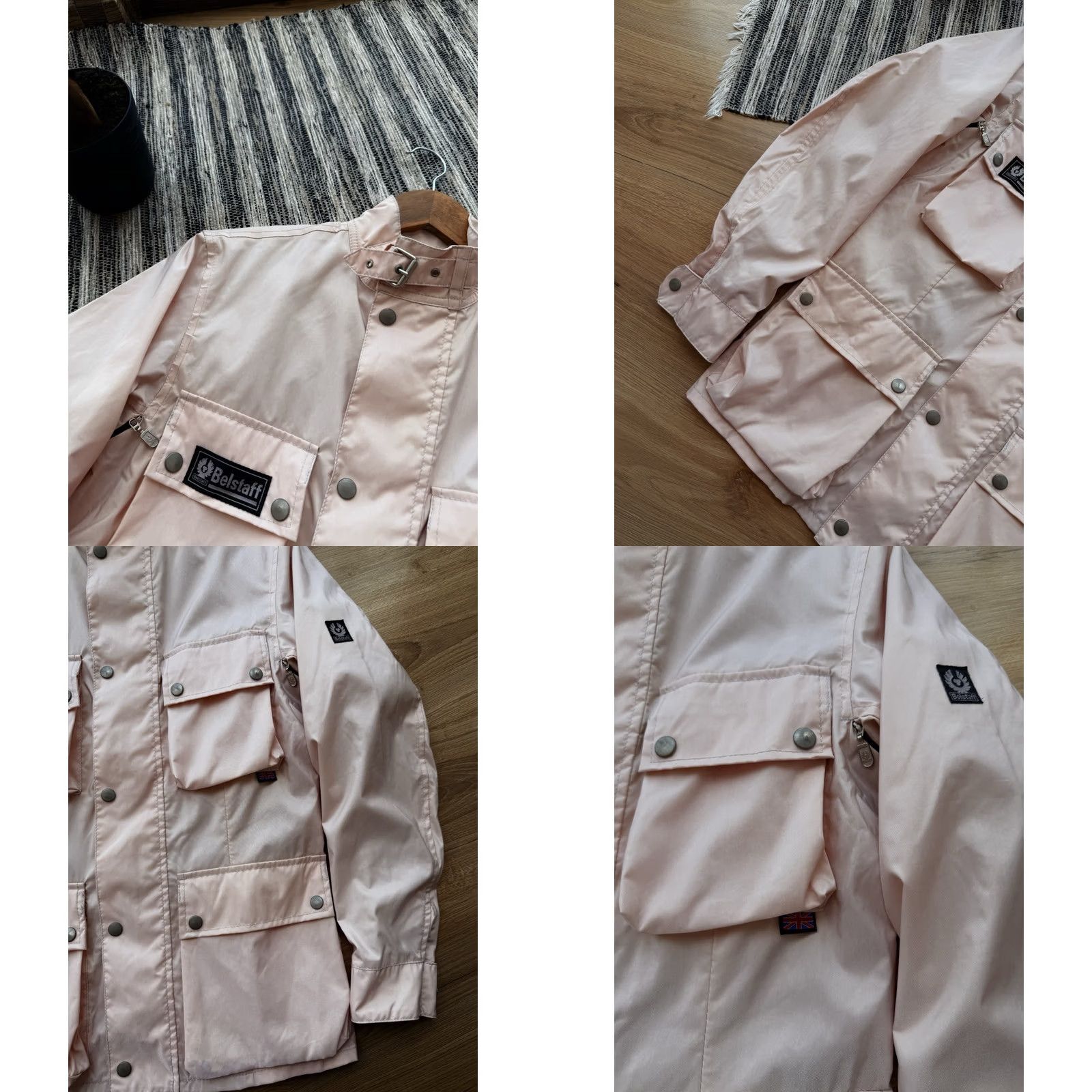Belstaff VINTAGE Belstaff Jazz Rallymaster 350 Pro Womens Jacket 42 Ivory Nylon Motorcycle Beig Size M / US 6-8 / IT 42-44 - 8 Thumbnail