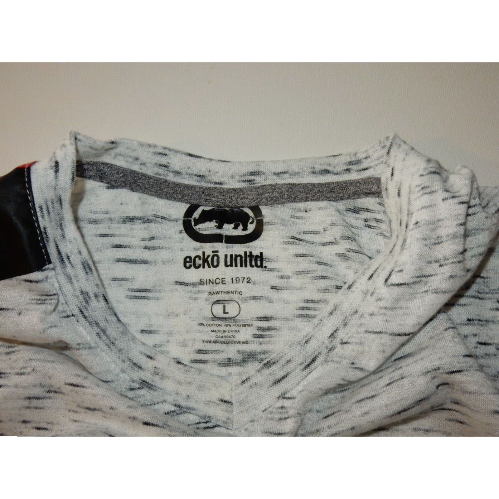 Ecko Unltd. VINTAGE Ecko Unltd Men’s T-Shirt Short Sleeve Gray Large Cotton Graphic Print Size US L / EU 52-54 / 3 - 2 Thumbnail
