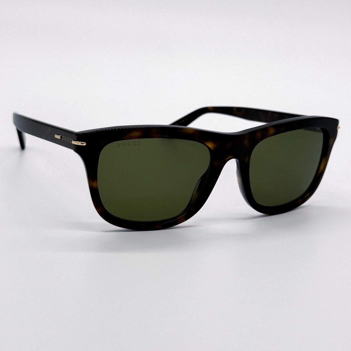 Gucci NEW GUCCI GG1444S 002 SQUARE HAVANA GREEN MEN SUNGLASSES Size ONE SIZE - 4 Thumbnail