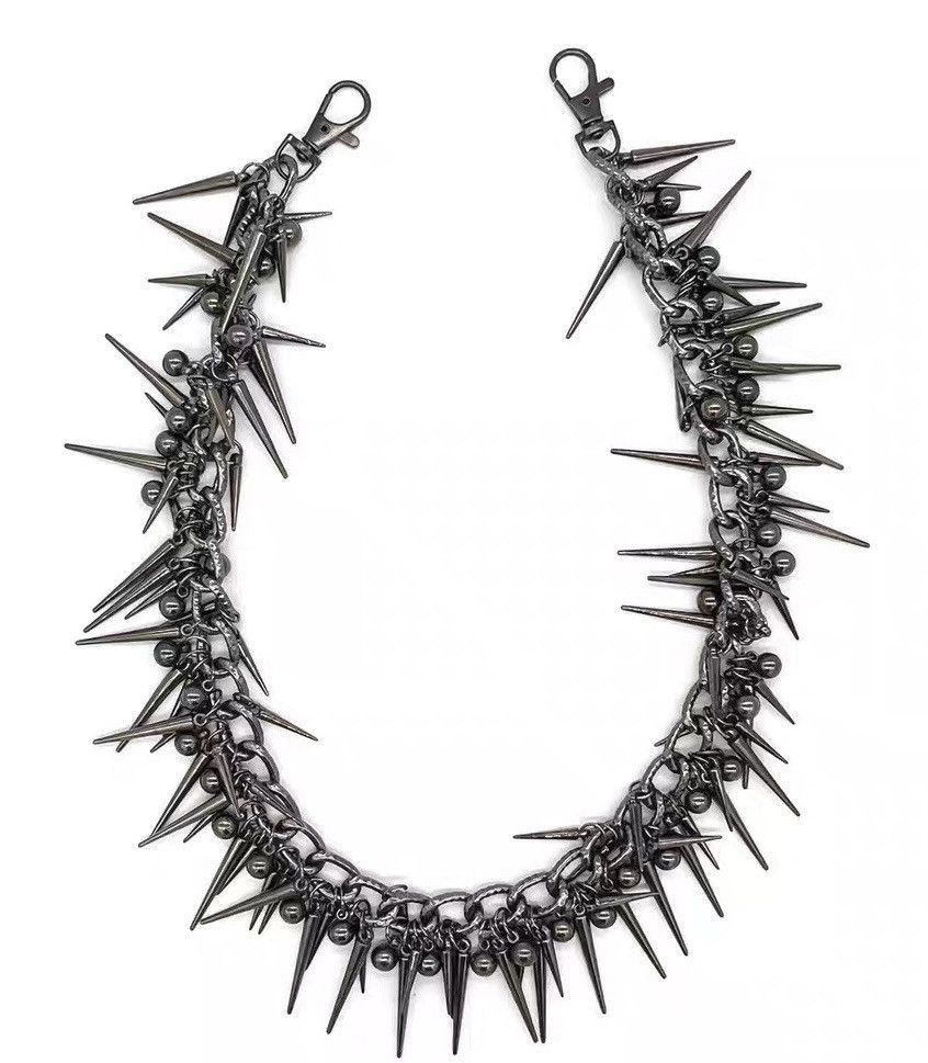 Japanese Brand × Jewelry Retro streetwear punk rivet spike pants pocket chain Size ONE SIZE - 3 Thumbnail