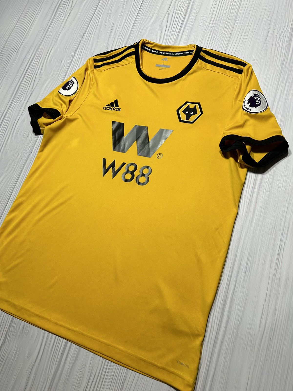 Adidas Wolverhampton 2018/19 Adidas Soccer Jersey Size L Size US L / EU 52-54 / 3 - 2 Thumbnail