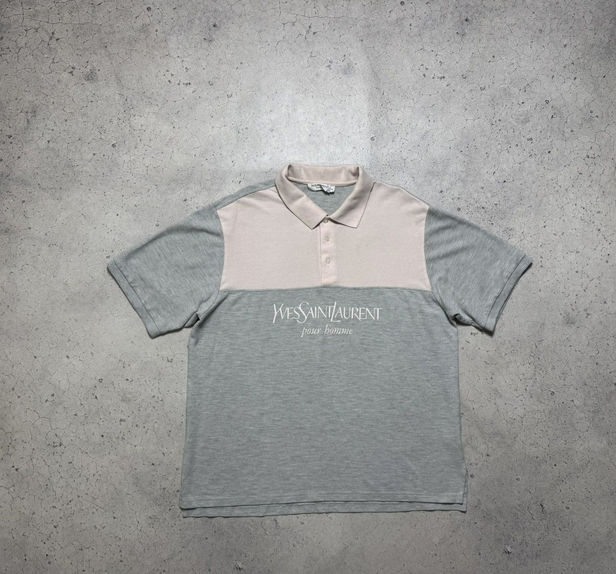 Yves Saint Laurent Yves Saint Laurent YSL Luxury Polo Shirt Vintage Big Logo Size US XXL / EU 58 / 5 - 1 Thumbnail