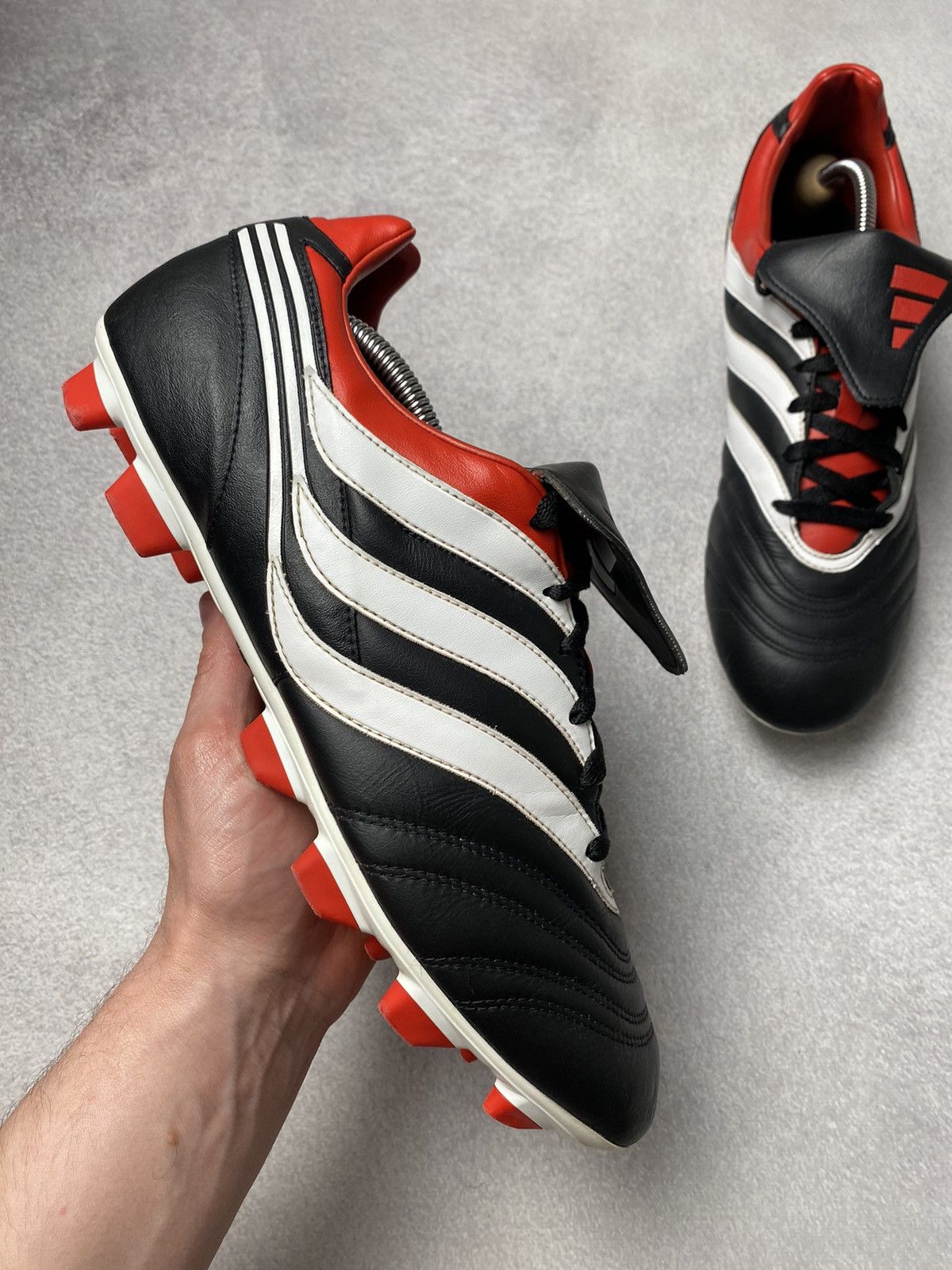 Vintage 🖤❤️ Vintage Adidas Predator TRX Firm Ground Soccer cleats Size US 12.5 / EU 45-46 - 6 Thumbnail