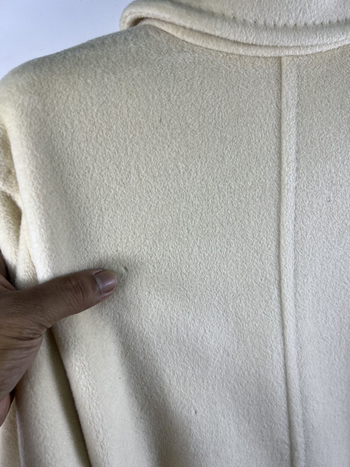 Max Mara × Weekend Max Mara 🔥 MAX MARA LUXURY CREAM WHITE OVER COAT🔥 Size L / US 10 / IT 46 - 14 Thumbnail