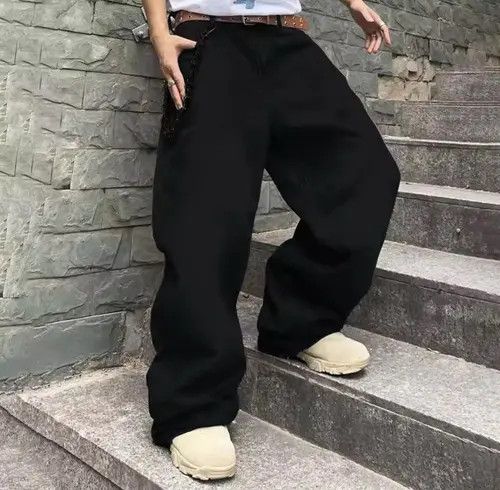 Other Solid Color Simple Style Baggy Jeans Daily Size US 30 / EU 46 - 7 Thumbnail