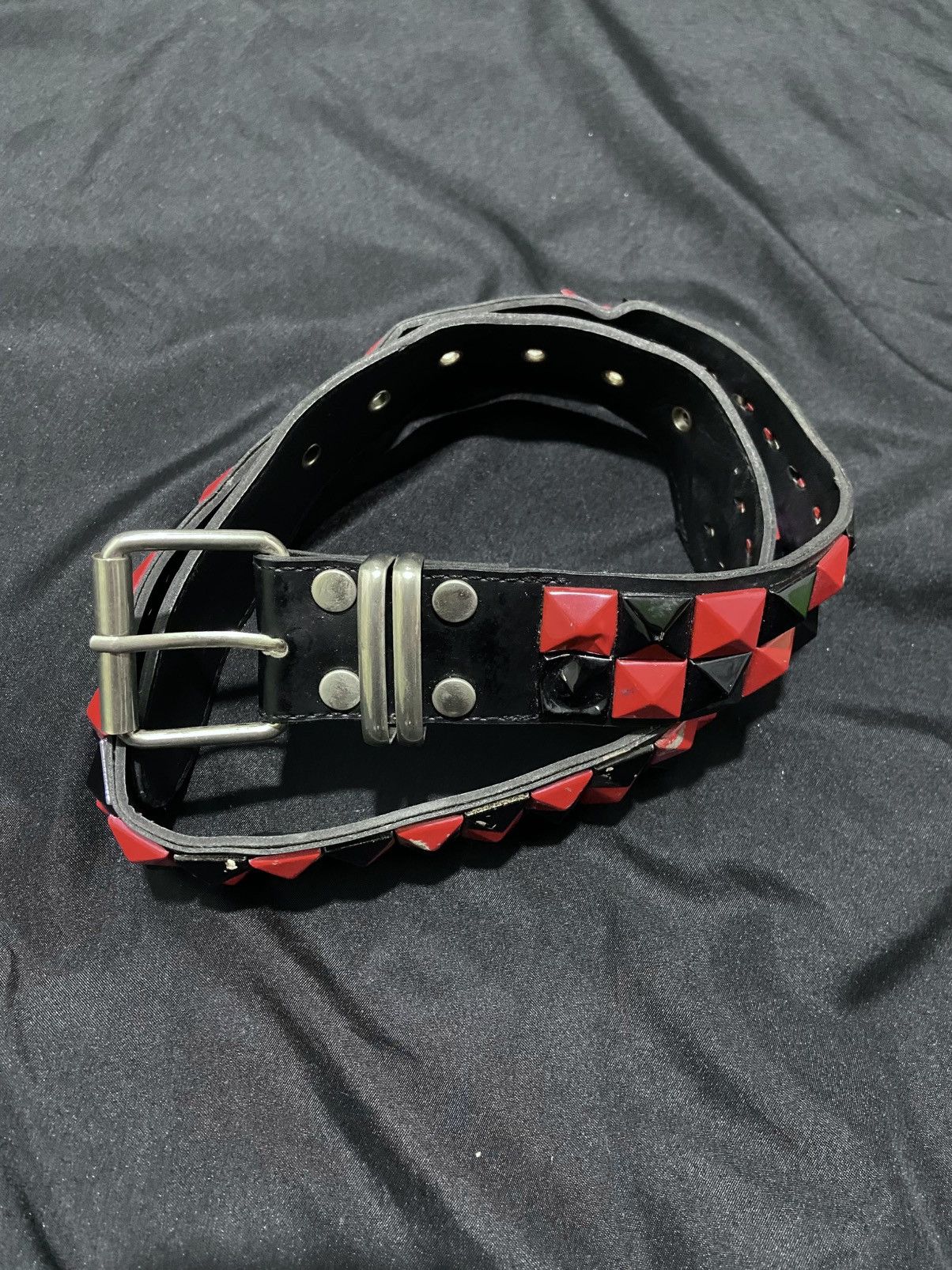 Isamu Katayama Backlash JAPANESE PUNK UKNOWN BRAND LEATHER BELT 14thaddiction style Size ONE SIZE - 7 Thumbnail