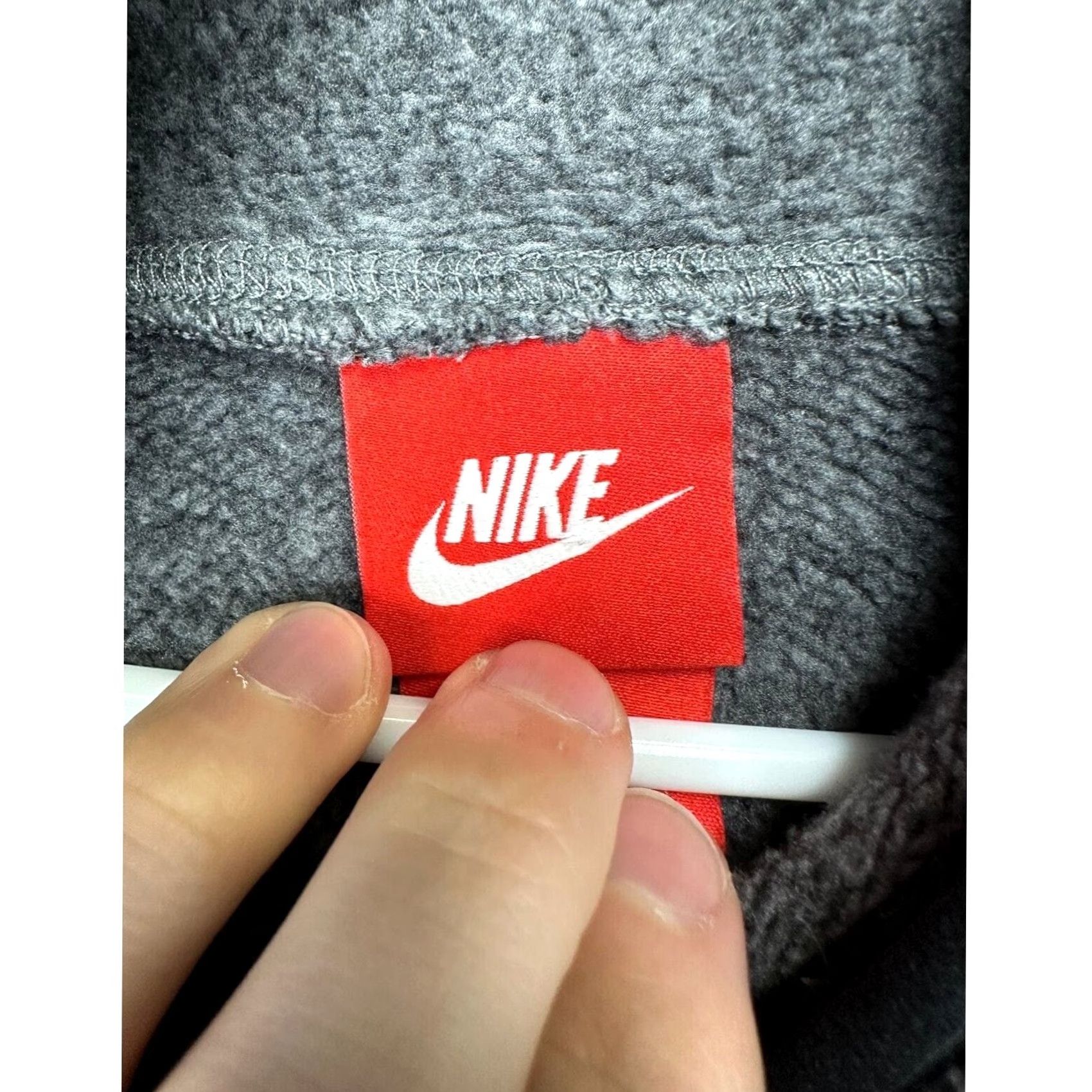 Nike Nike Hoodie Jacket Women Medium Grey Fleece Pullover Athletic Long Sleeve Ladies Size M / US 6-8 / IT 42-44 - 4 Thumbnail