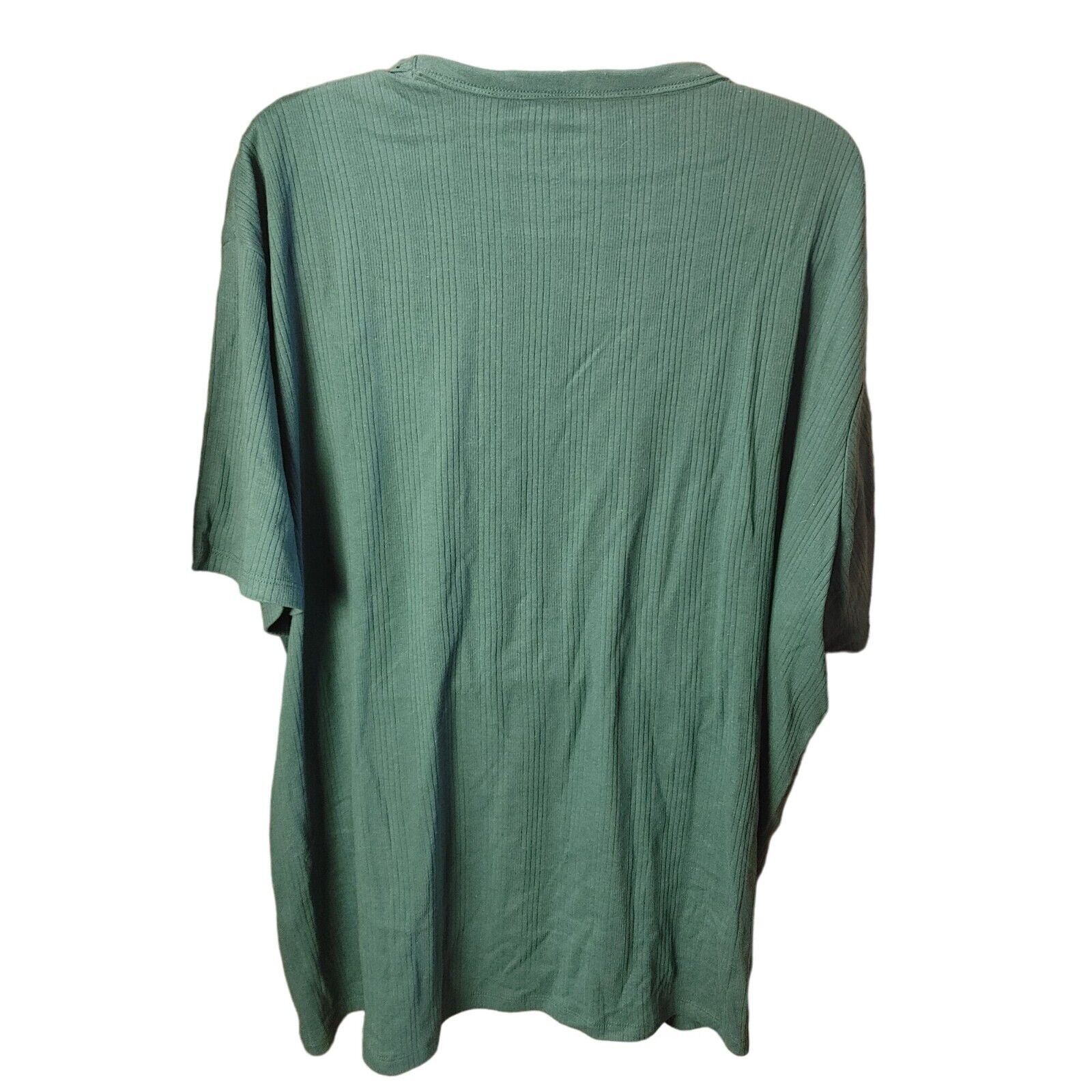 Other Shaquille O'Neal Men's Green Ribbed XLG Tee 5XLT Size US XXL / EU 58 / 5 - 2 Thumbnail