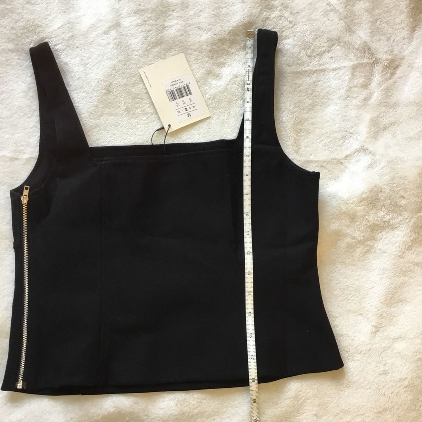 Other Love Bonito Black Tanalyn Square Neck Bustier Top Size M / US 6-8 / IT 42-44 - 14 Thumbnail