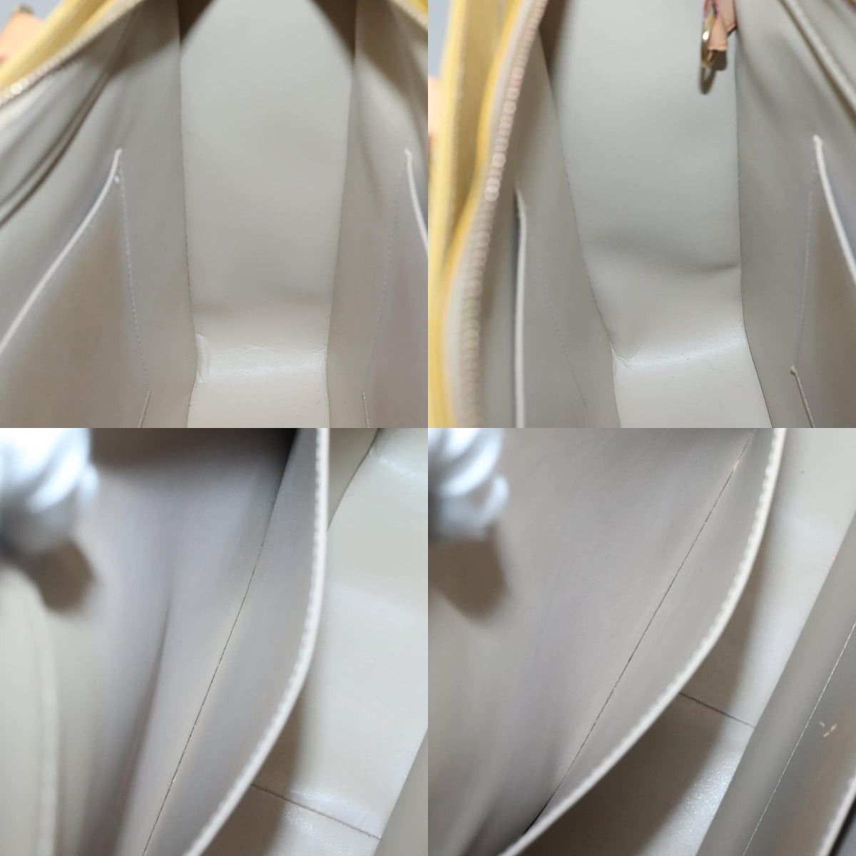 Louis Vuitton LOUIS VUITTON Monogram Vernis Columbus Tote Bag Beige M91023 Size ONE SIZE - 12 Thumbnail