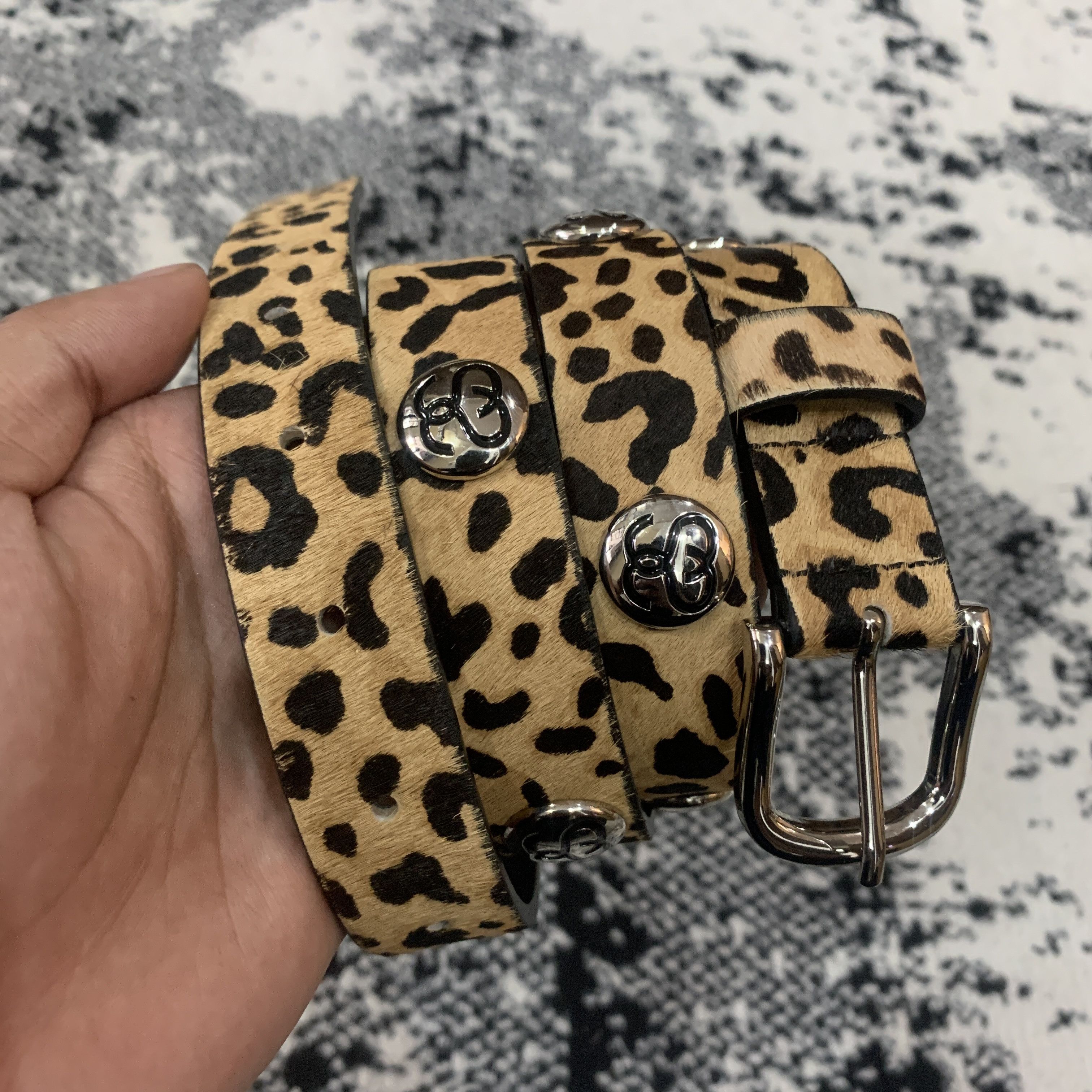 Stussy Stussy SS25 Rodeo Belt Bone Crackle Size L/XL | Grailed