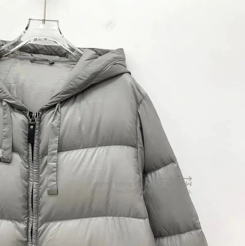 Max Mara MaxMara Gray Padded Women's Jacket . Size XS / US 0-2 / IT 36-38 - 2 Thumbnail
