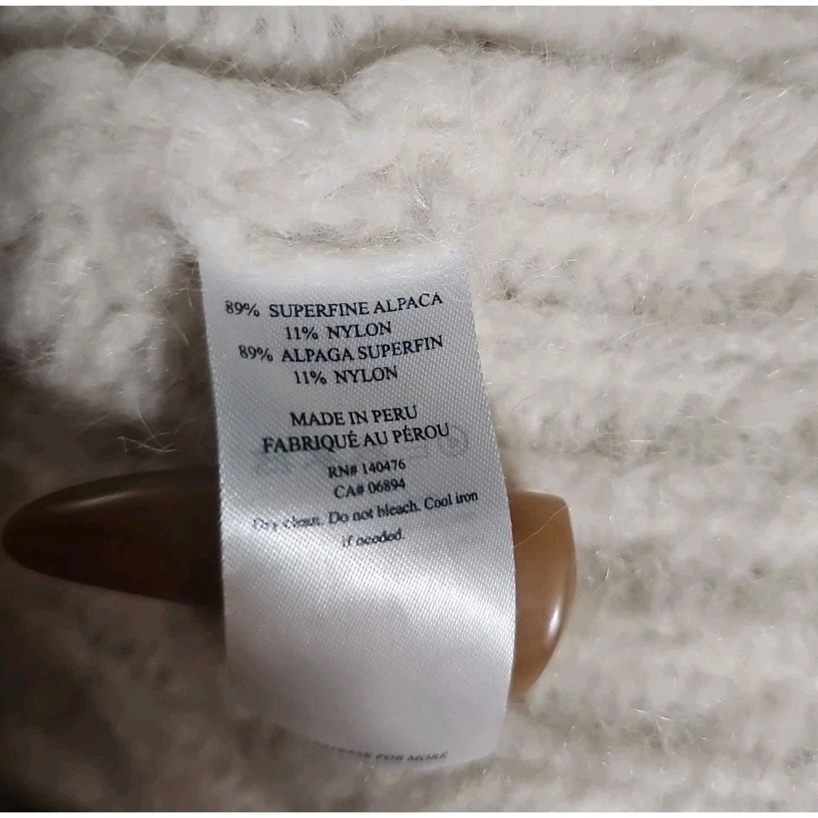 Faherty Faherty Winter Frost Line In Superfine Alpaca Cardigan Wool Size S / US 4 / IT 40 - 11 Thumbnail