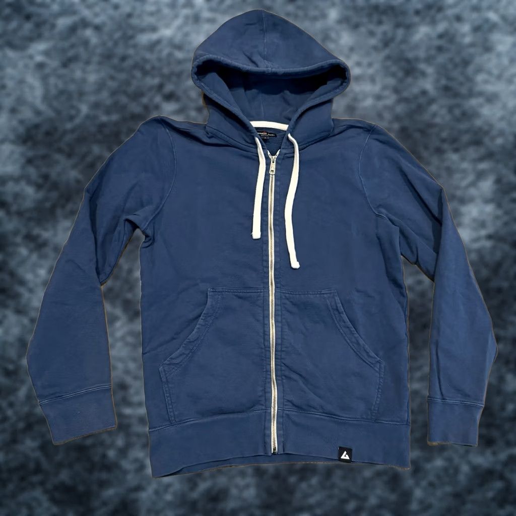 Vintage American Giant Full Zip Hoodie Sweatshirt Men’s Size Small Blue Heavyweight Size US S / EU 44-46 / 1 - 1 Thumbnail