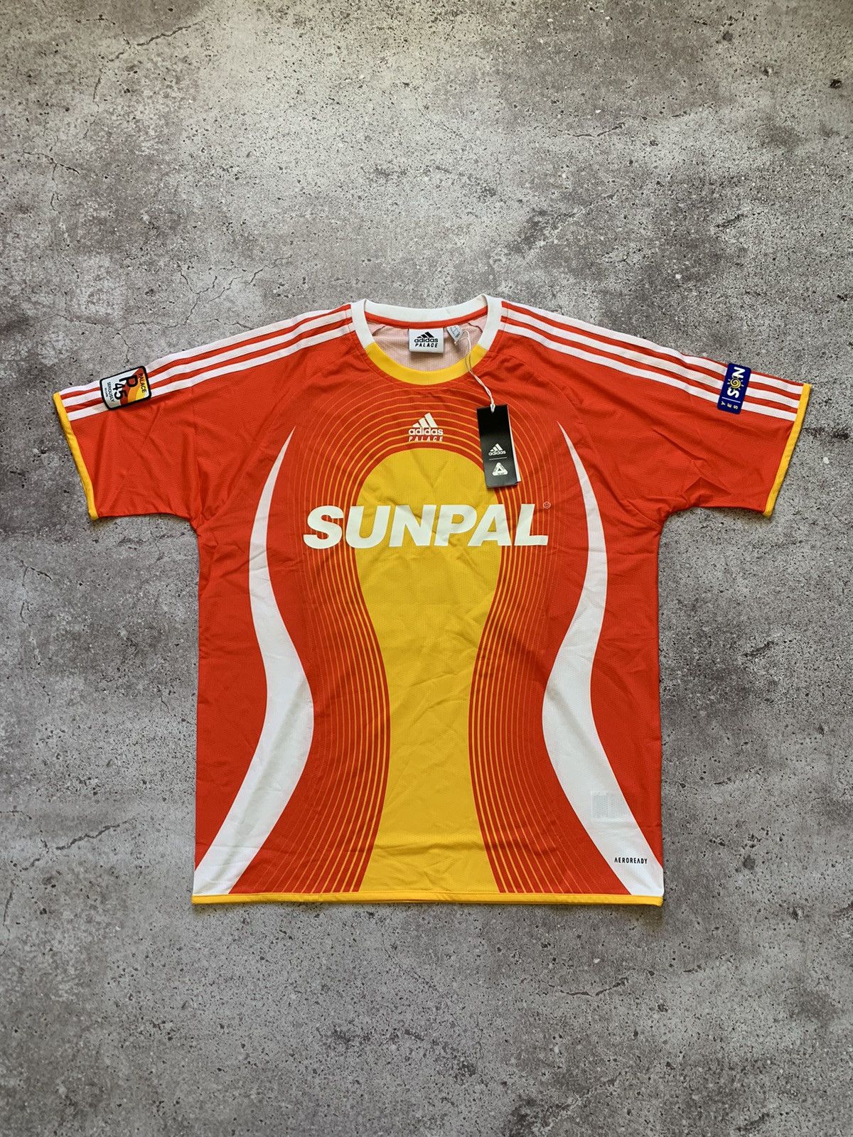 Pre-owned Adidas Originals Sunpal Football Shirt In Orange