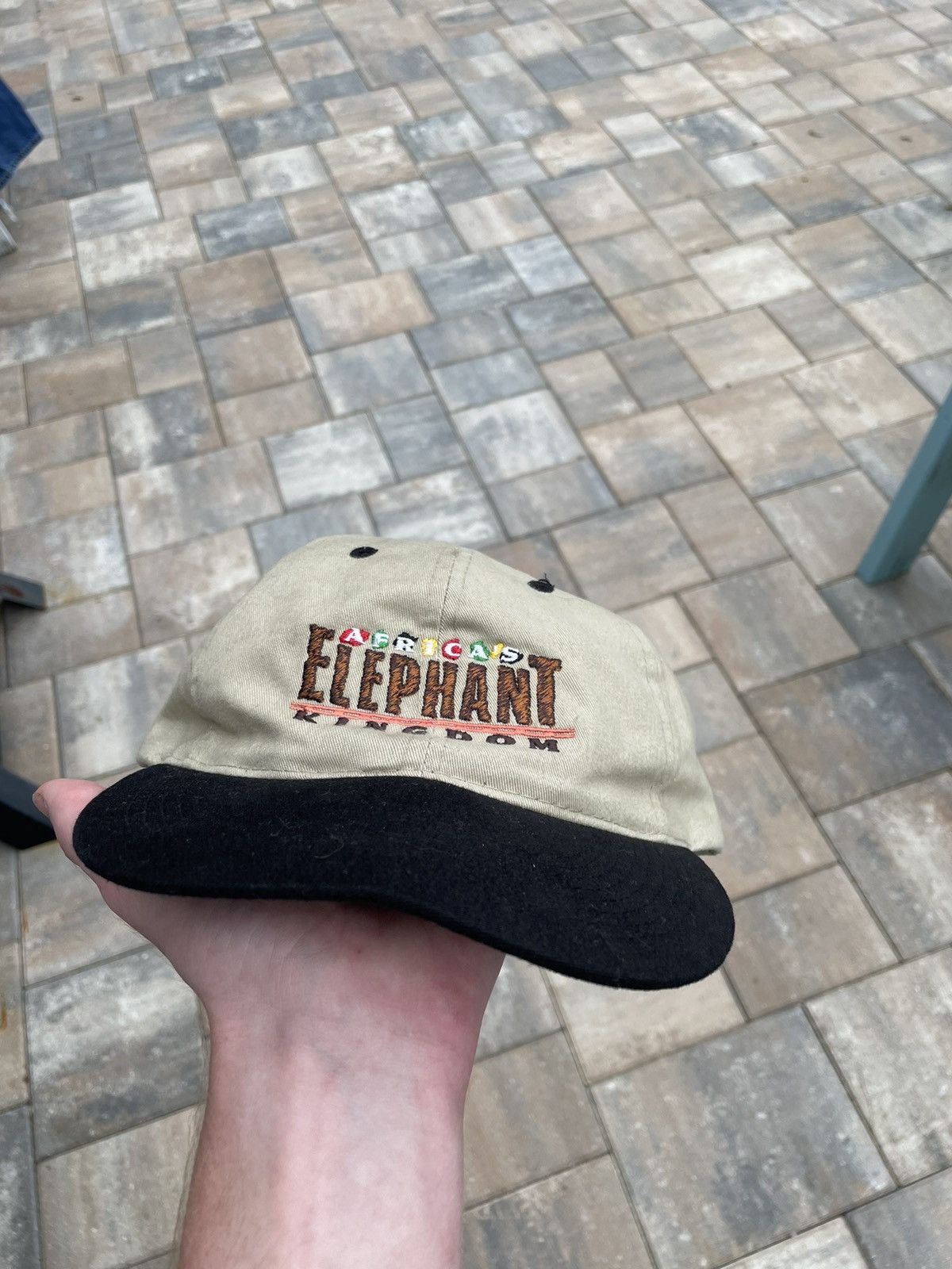 Vintage discovery channel elephant kingdom hat 90s strapback Size ONE SIZE - 2 Thumbnail