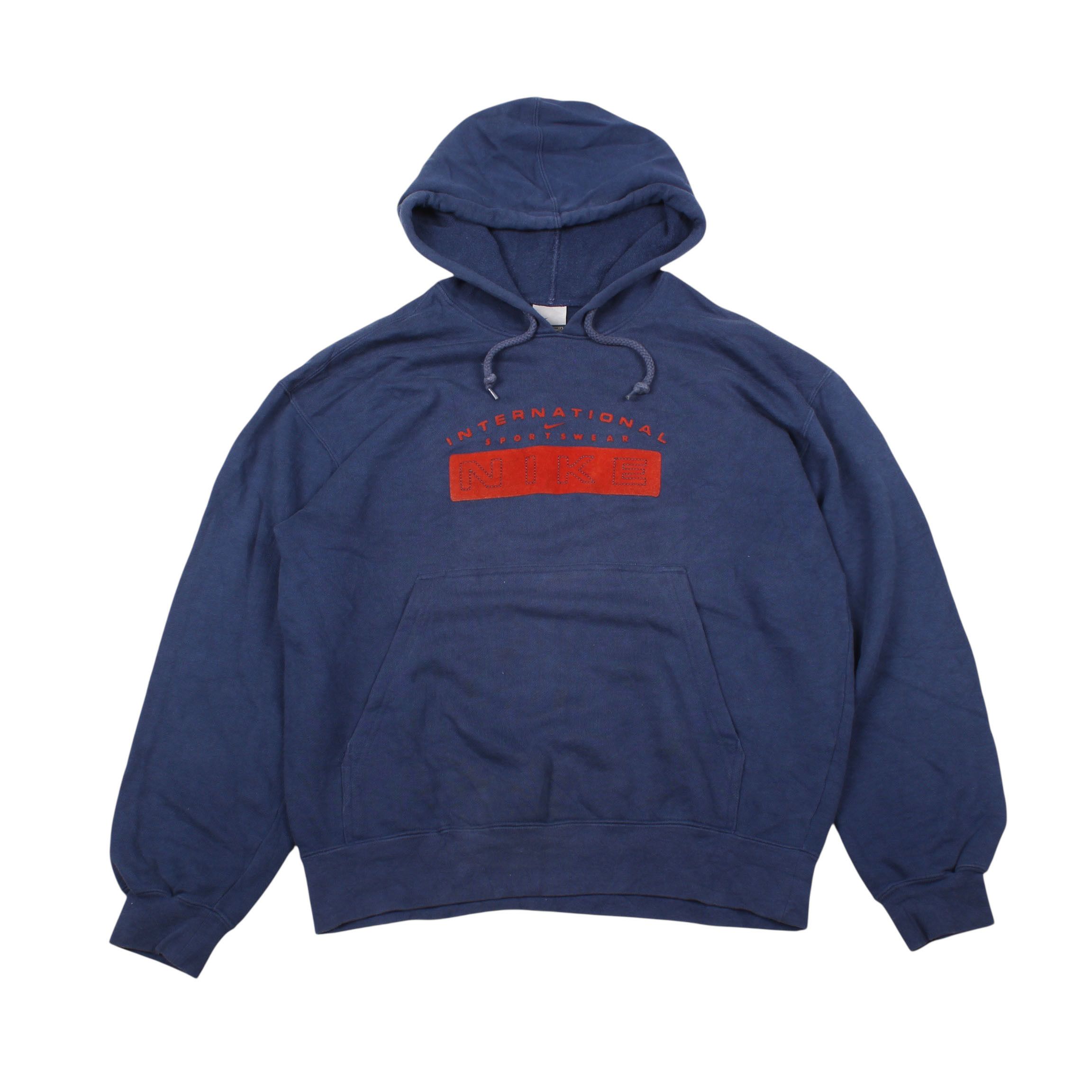 Nike Nike Hoodie Big Logo 90s Sportswear Pullover Sweatshirt Size US M / EU 48-50 / 2 - 1 Thumbnail