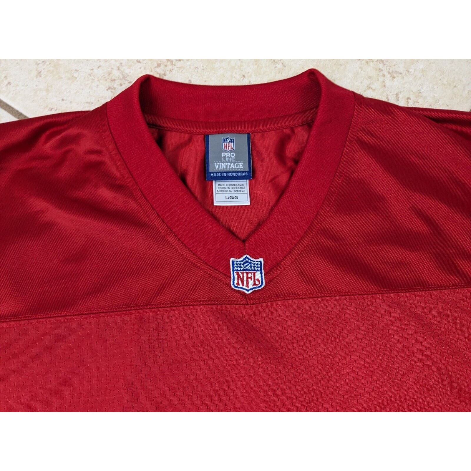 NFL NFL Pro Line Vintage BLANK 49ers Jersey Size Large Red Size US L / EU 52-54 / 3 - 2 Thumbnail