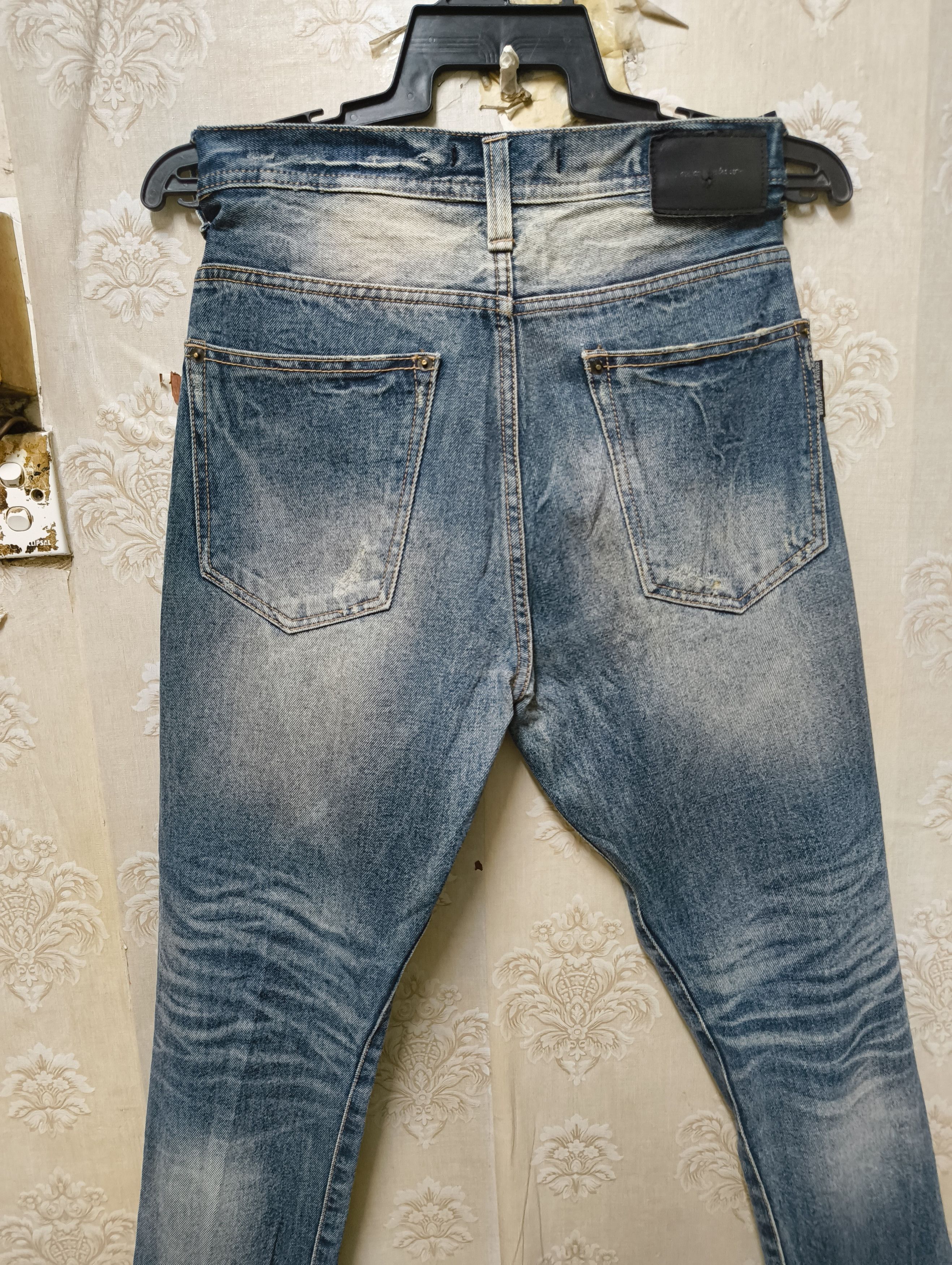 Japanese Brand × Undercover UNDERCOVER X CUSTOM DENIM JUN TAKAHASHI DUMI JEANS Size US 33 - 4 Thumbnail