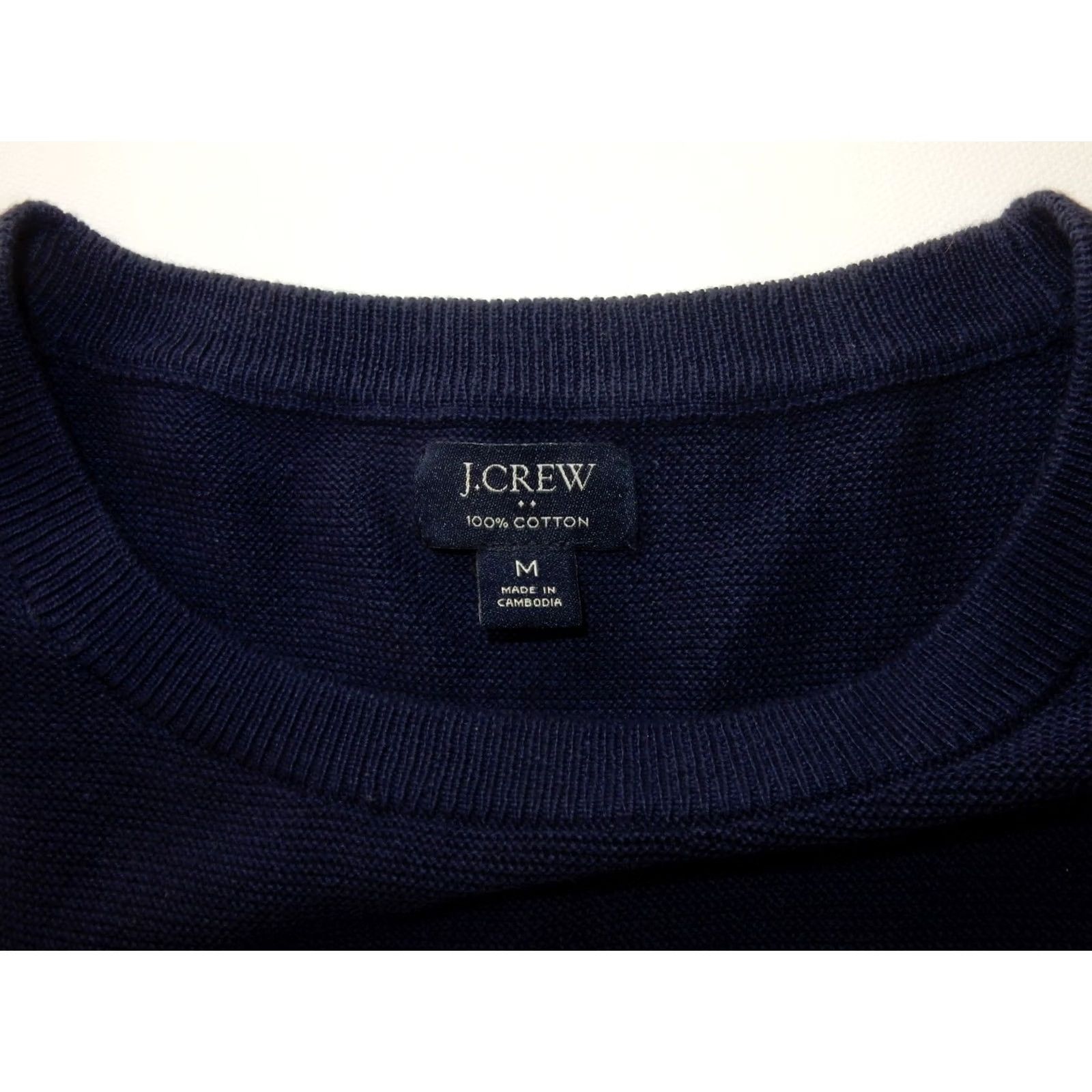 J.Crew J.CREW Sweater Men M Blue Pullover Cotton Size M Size US M / EU 48-50 / 2 - 4 Thumbnail