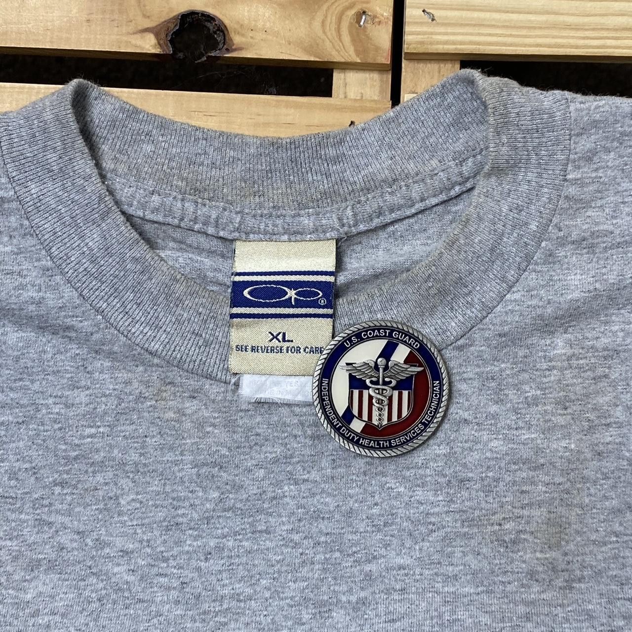 Ocean Pacific Vintage Ocean Pacific Gray Wrap-Around Surf Tee Size XL Size US XL / EU 56 / 4 - 4 Thumbnail