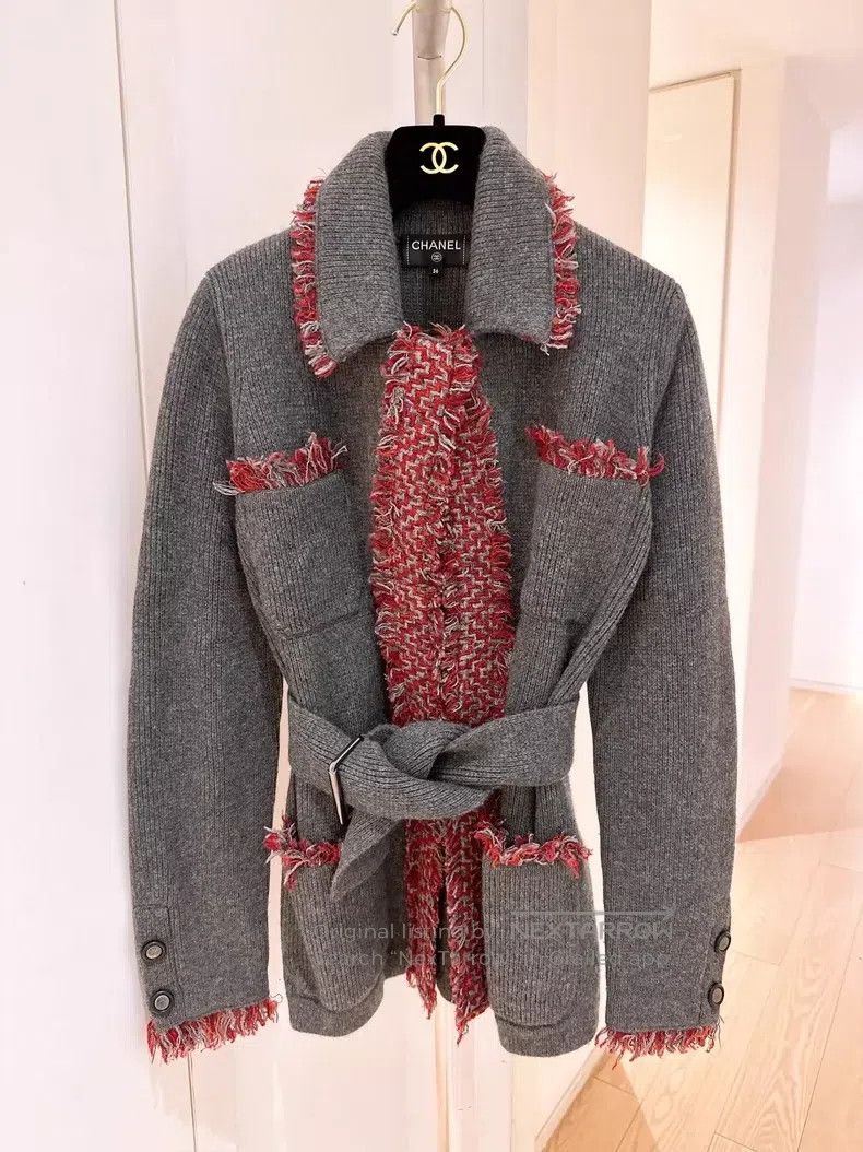 Chanel Chanel Ski Series Cashmere Cardigan Jacket Size XS / US 0-2 / IT 36-38 - 1 Thumbnail