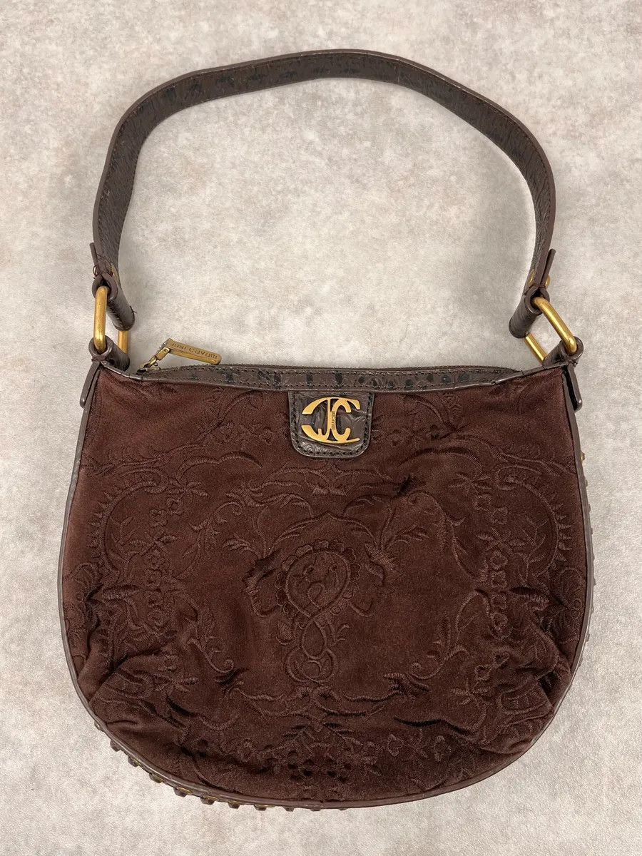 Roberto Cavalli AW2007 Cavalli Embroided Brown Handle Bag Size ONE SIZE - 6 Thumbnail