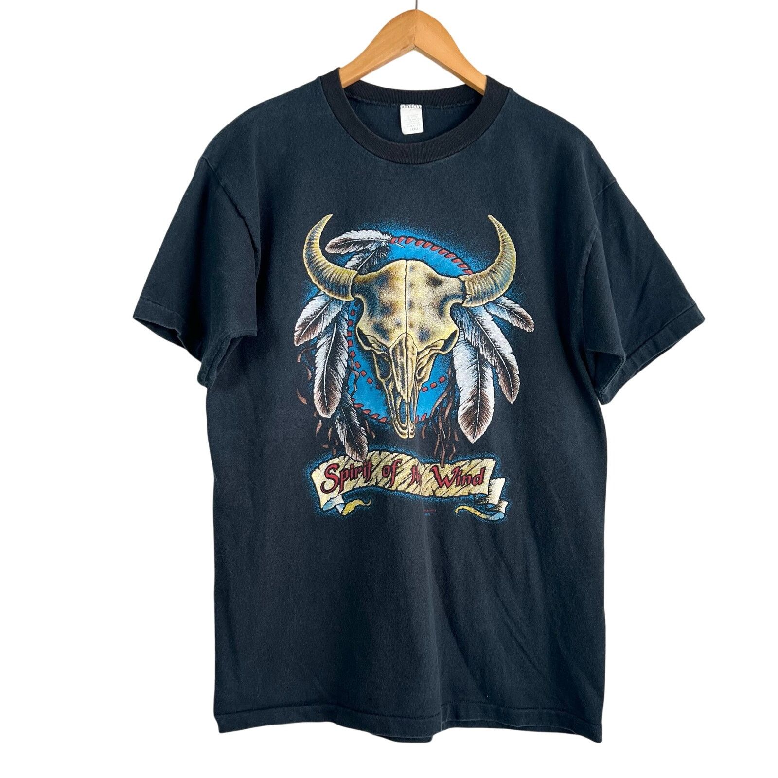 Unknown London Vintage Spirit Of The Wind 3D Emblem Black Shirt Large Size US L / EU 52-54 / 3 - 1 Thumbnail