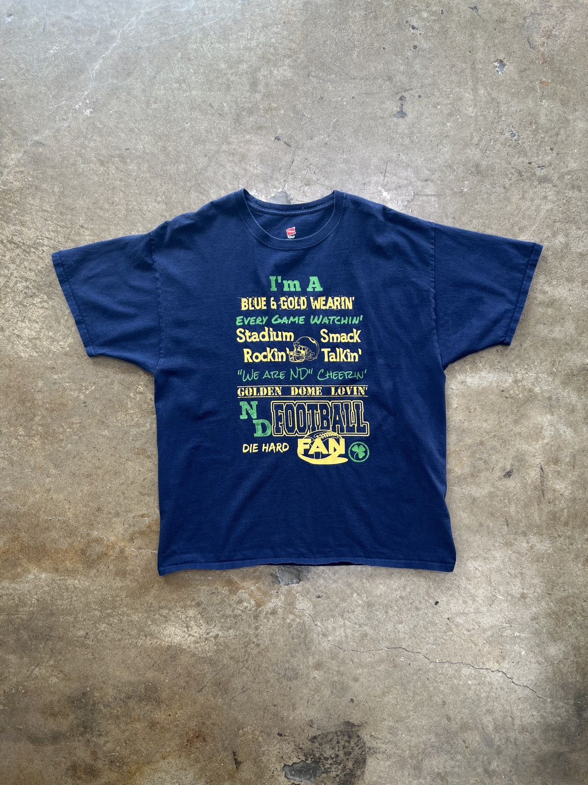 NCAA Notre Dame Football Golden Dome Lovin' Tee XL Size US XL / EU 56 / 4 - 2 Thumbnail