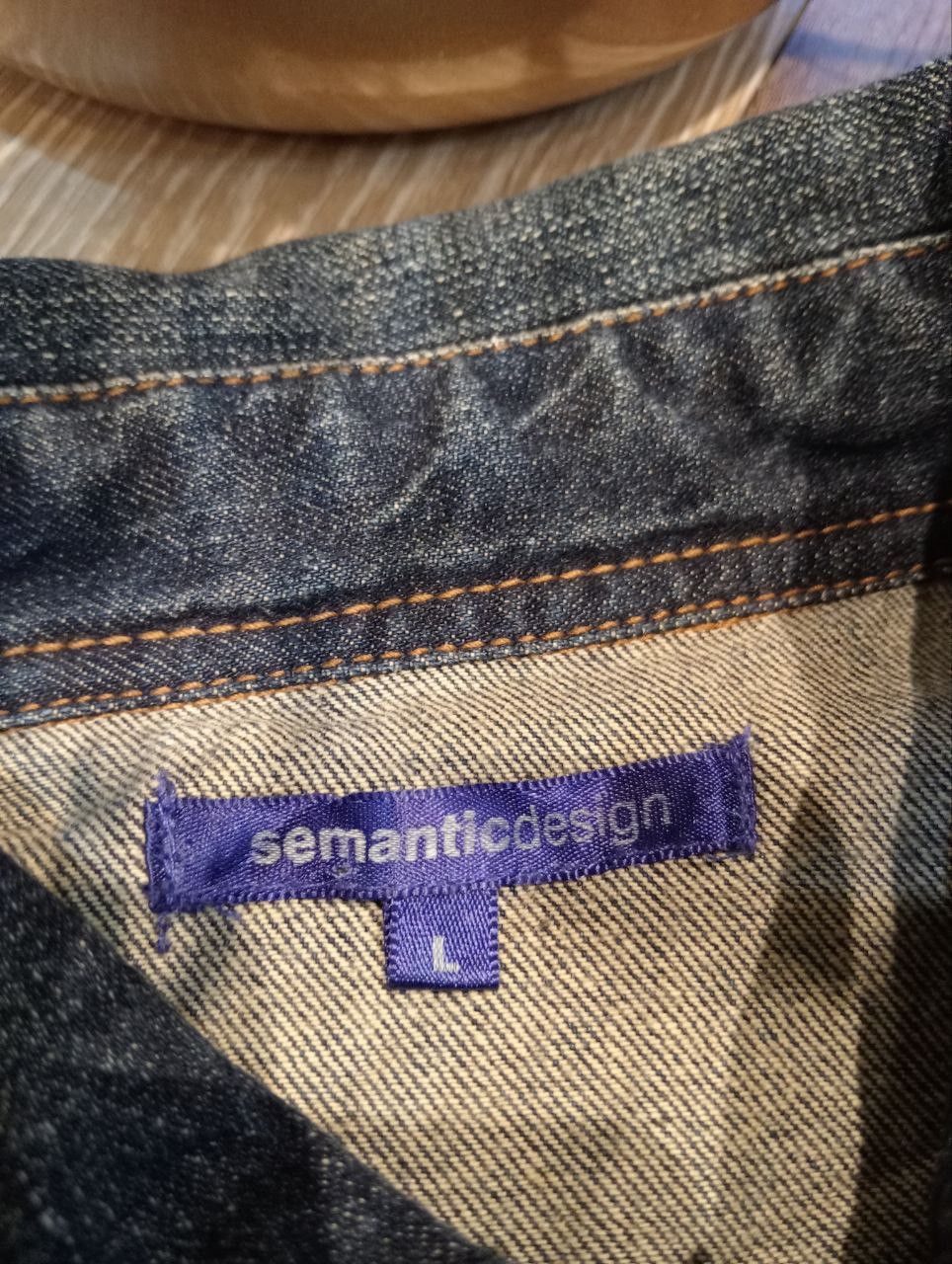 semanticdesign SEMANTIC DESIGN JAPAN PAINTER DENIM SHIRT - SIZE L Size US L / EU 52-54 / 3 - 8 Thumbnail