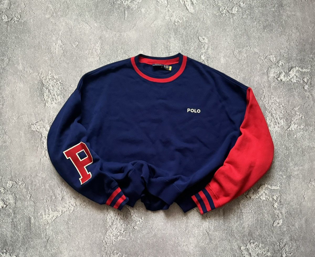 Polo Ralph Lauren × Ralph Lauren × Vintage Polo Ralph Lauren XL relaxed sweatshirt Wmns long sleeve 00s Size XL / US 12-14 / IT 48-50 - 1 Thumbnail