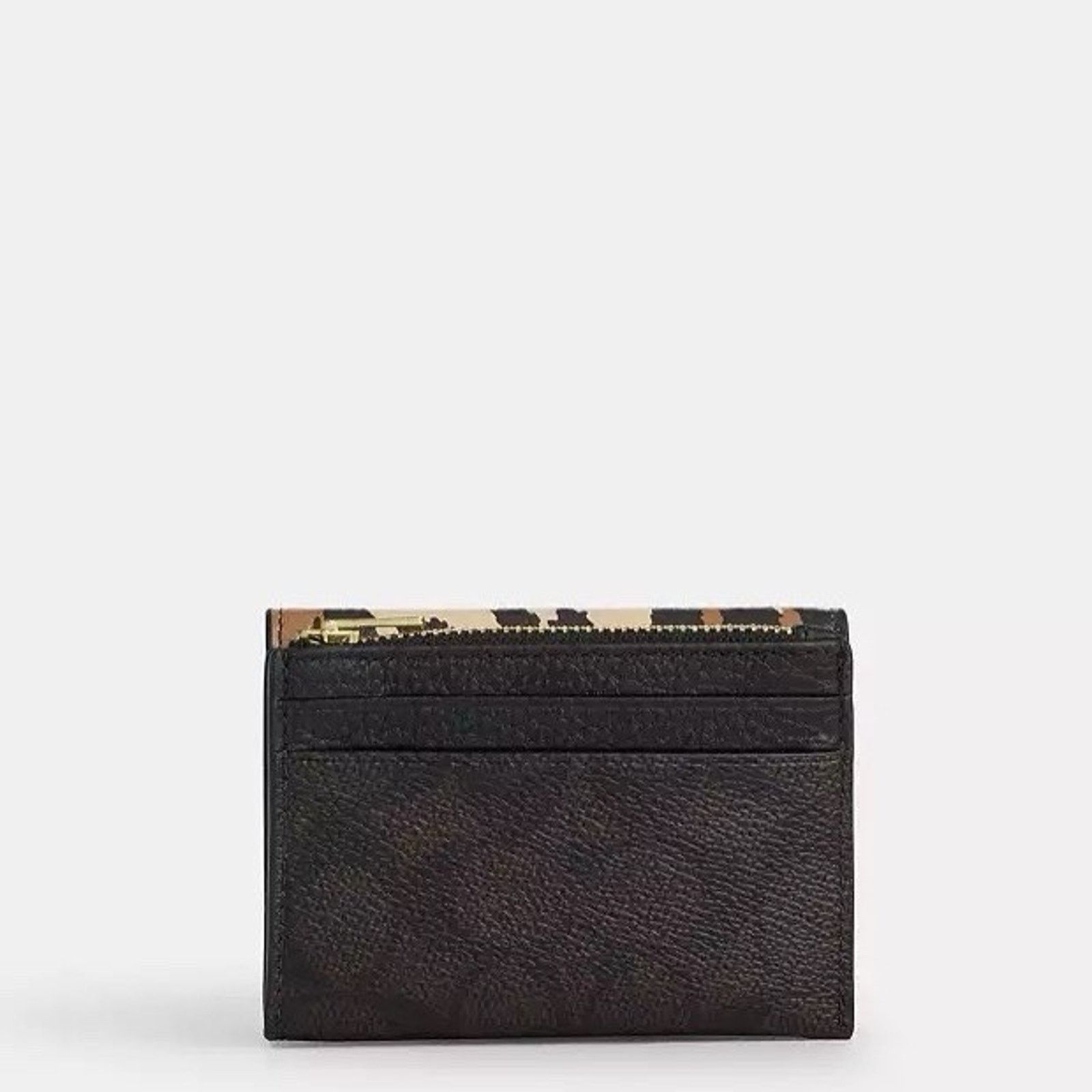 Coach NWT Coach Card Holder Wallet Leopard Signature Canvas CCL99 Size ONE SIZE - 10 Thumbnail