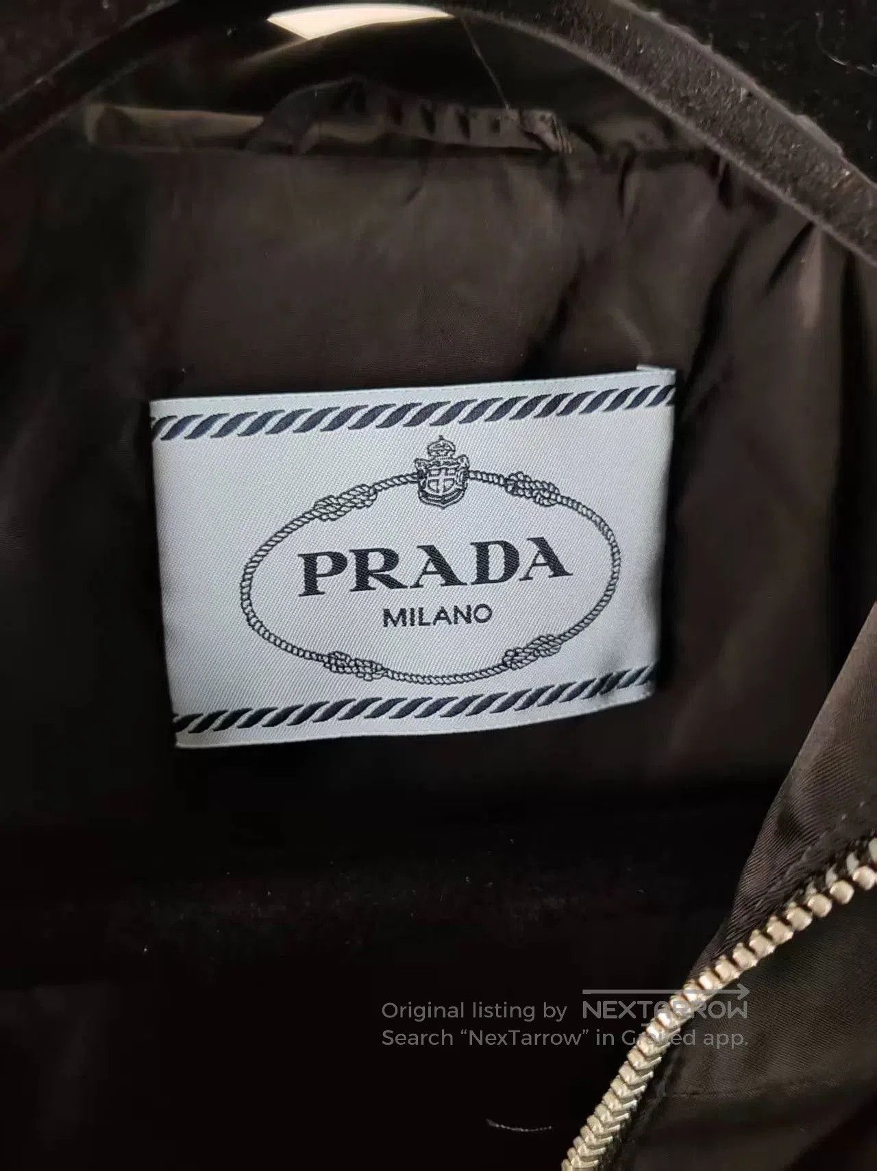 Prada Prada Nylon Jacket with Triangle Logo. Size US M / EU 48-50 / 2 - 4 Thumbnail
