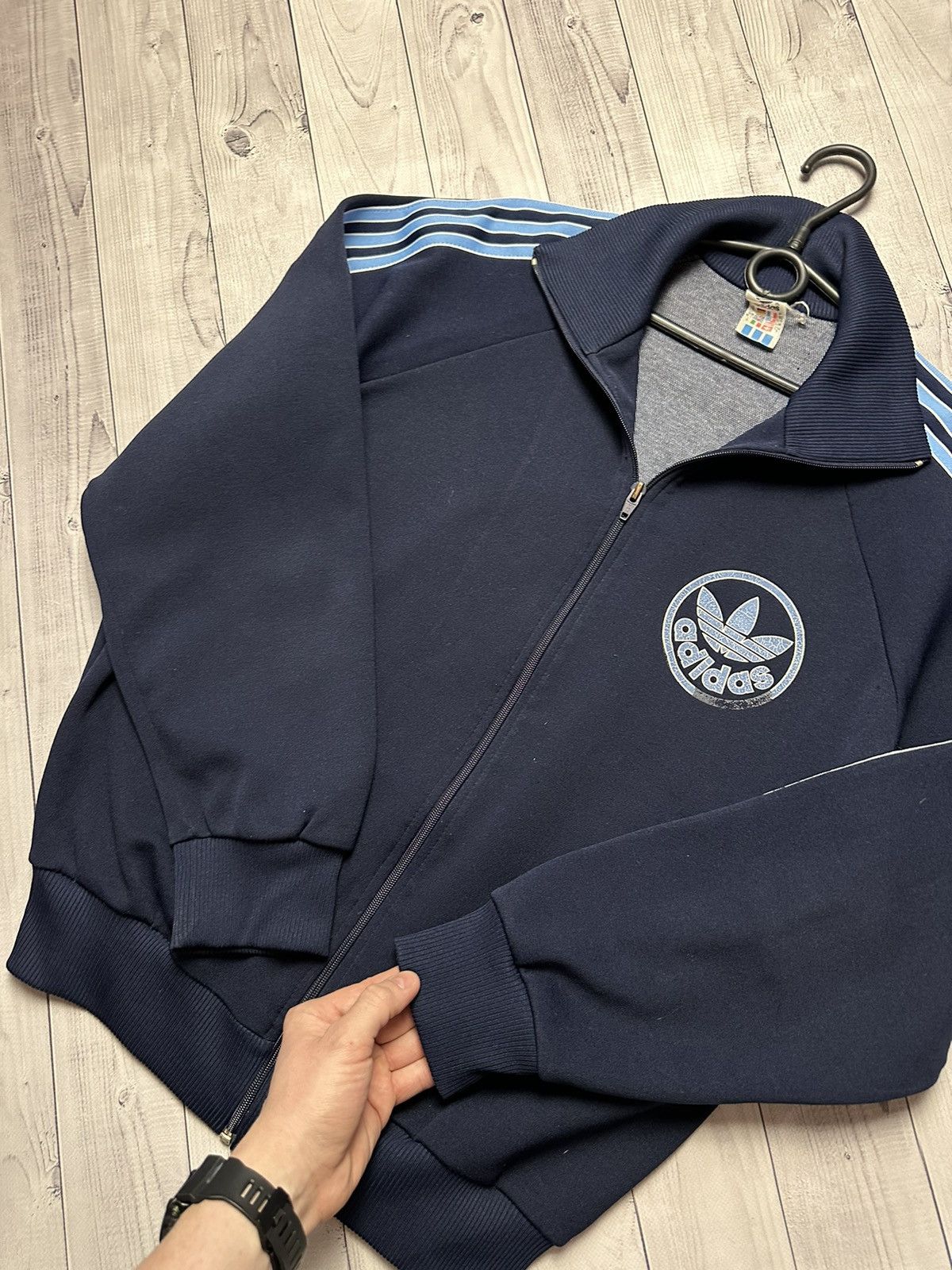 Adidas × Vintage Vintage adidas retro track jacket size M rare Korea Size US M / EU 48-50 / 2 - 3 Thumbnail