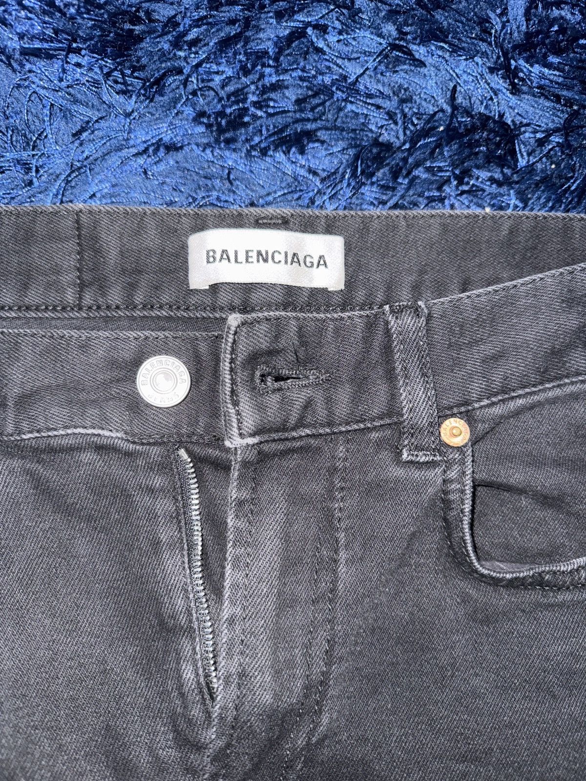 Balenciaga × Designer Balenciaga black skinny denim Size 25" / US 0 / IT 36 - 4 Thumbnail