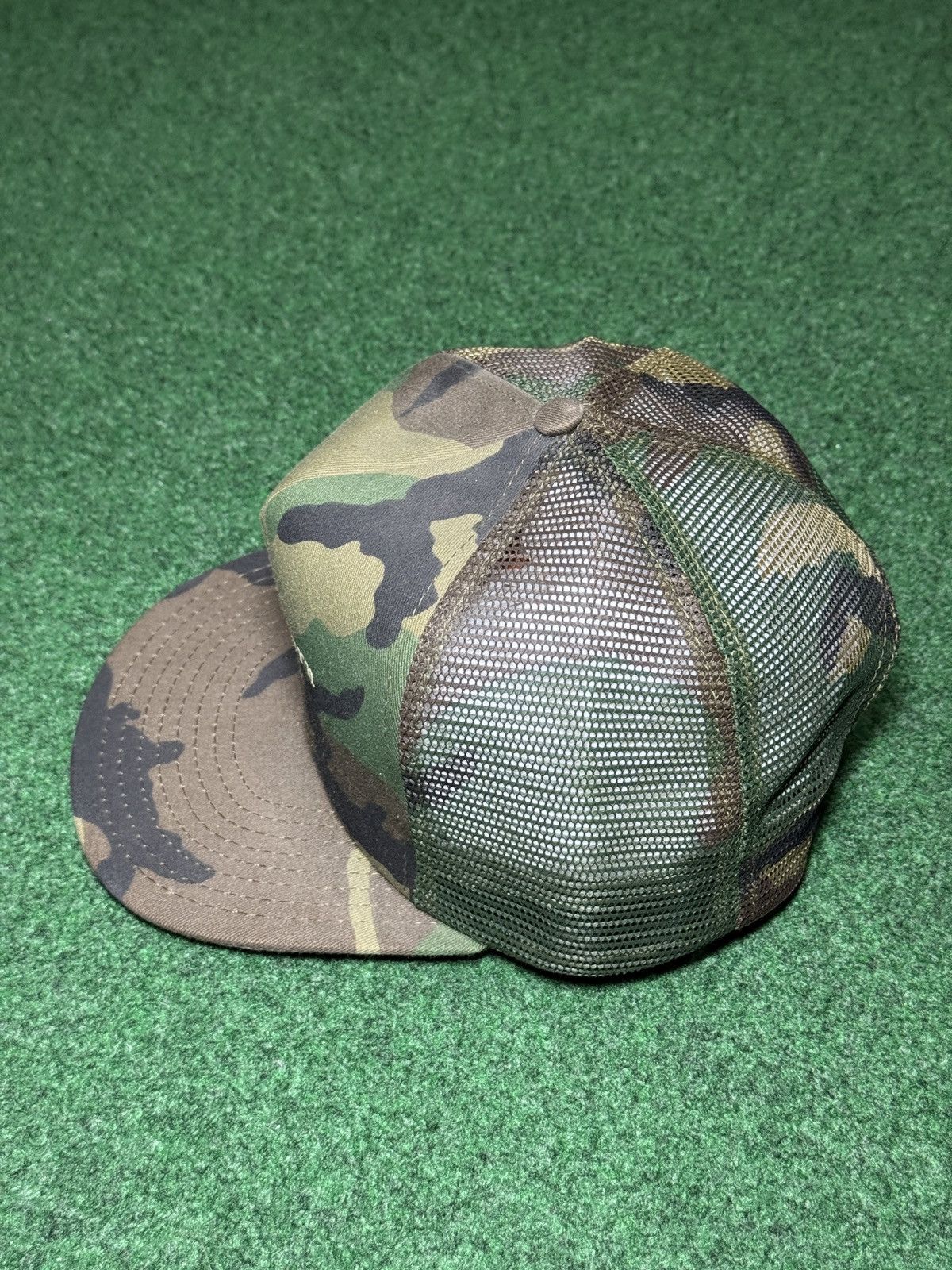Vintage Nothwestern Rec Camo Trucker Vintage 90s Snapback Cap Hat Size ONE SIZE - 4 Thumbnail