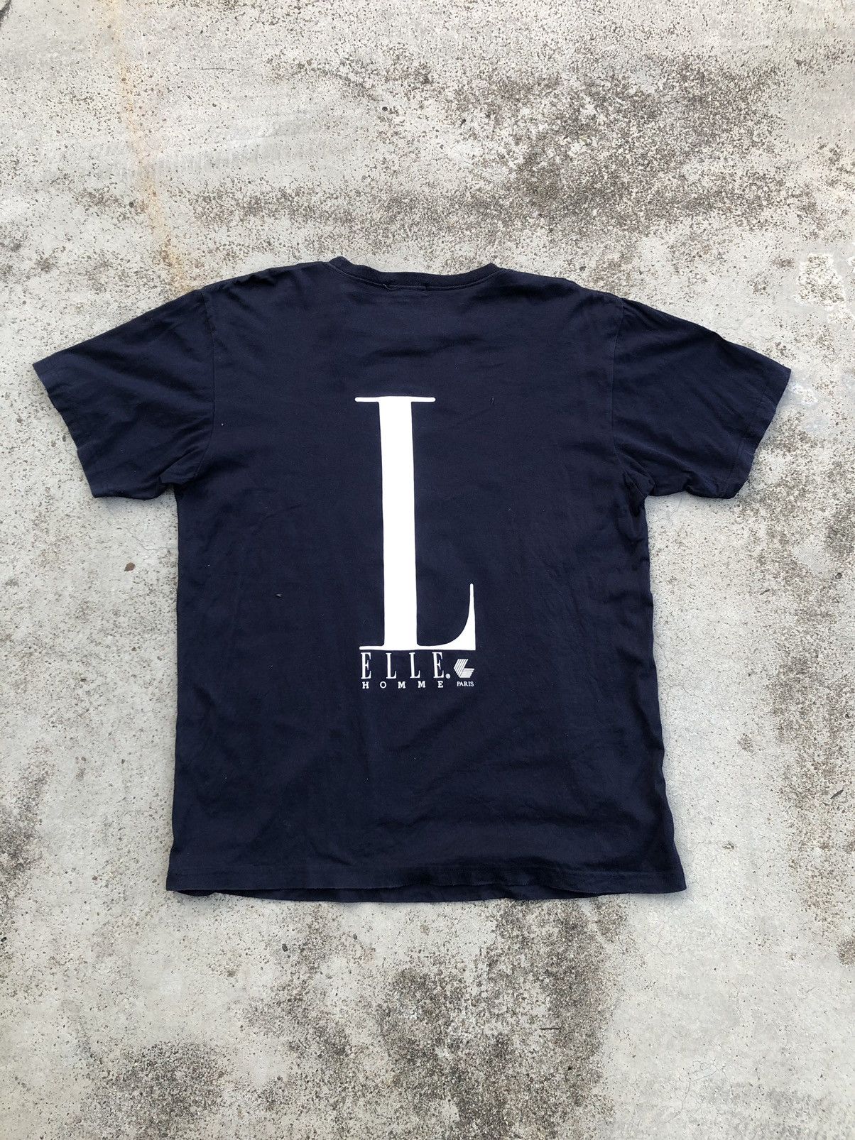 Other ELLE HOMME PARIS BIG LOGO TEE Size US L / EU 52-54 / 3 - 4 Thumbnail
