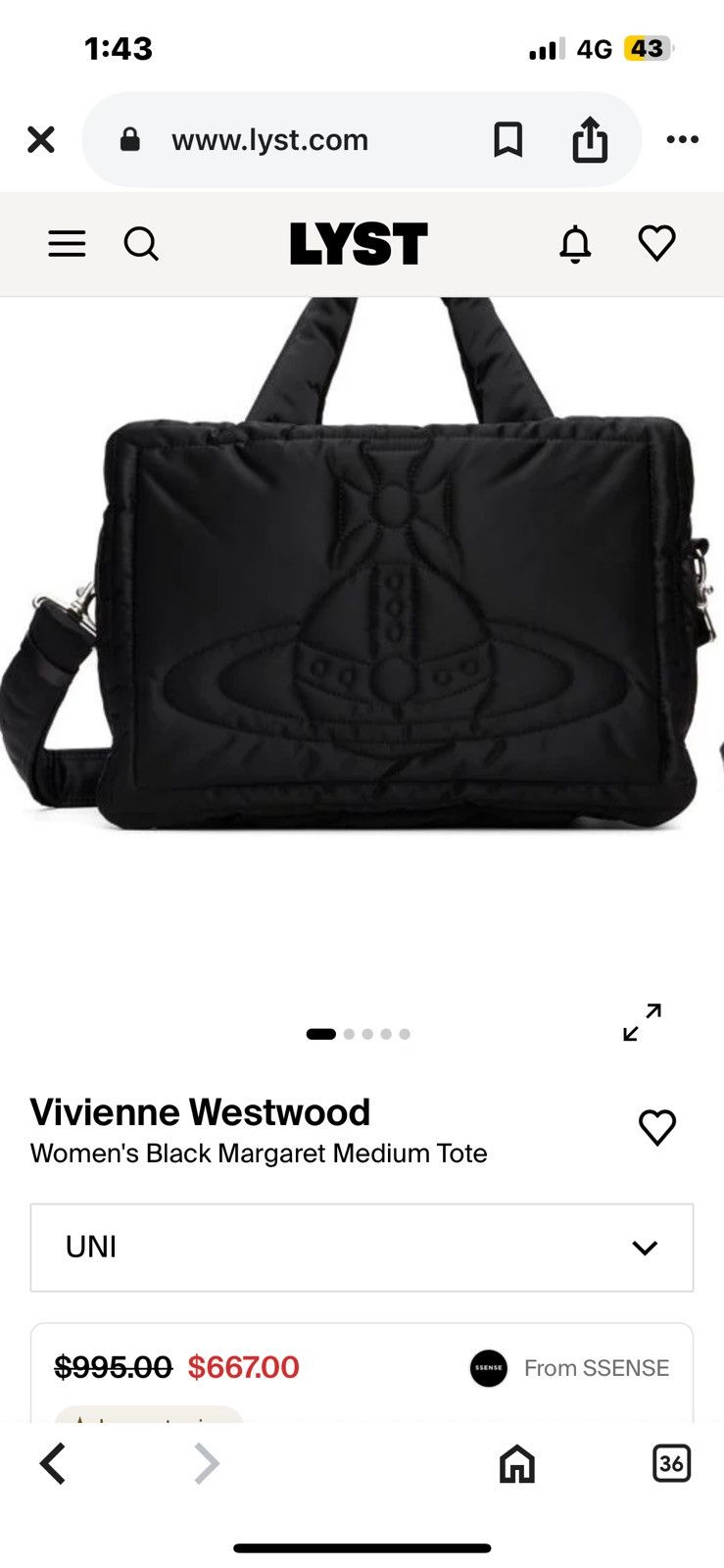 Vivienne Westwood Vintage Vivienne westwood Sling Bag Size ONE SIZE - 20 Thumbnail