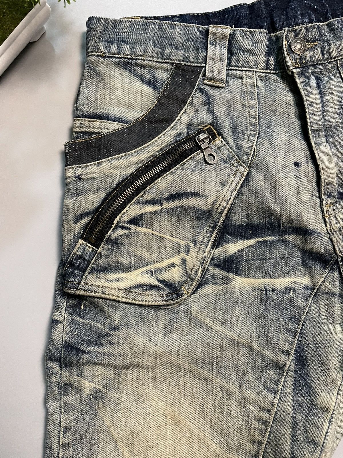 PPFM PPFM Padded Pocket Curved Leg Denim Size US 32 / EU 48 - 5 Thumbnail