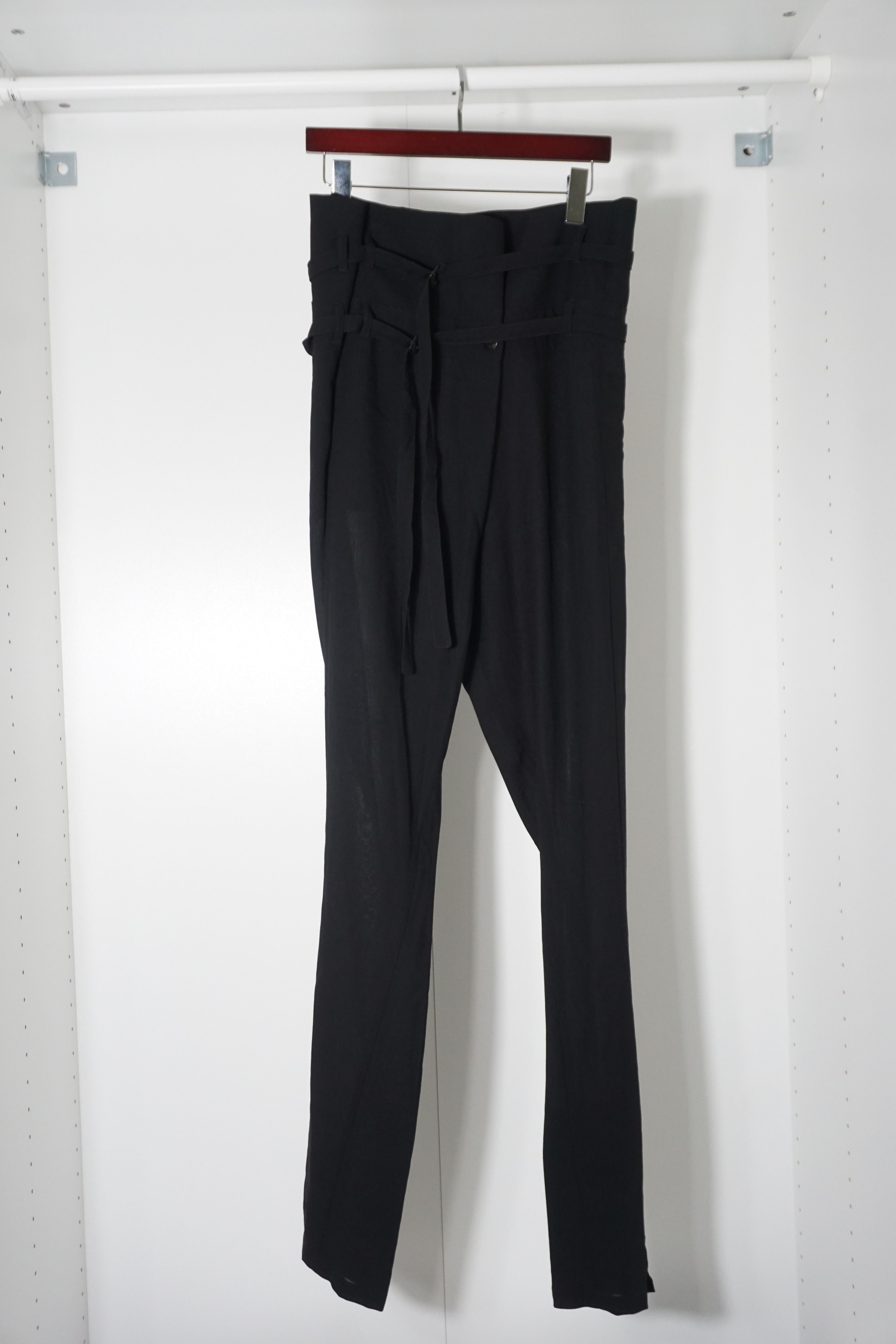 Ann Demeulemeester SS03 Bondage Paper Bag Pants Size US 32 / EU 48 - 1 Thumbnail