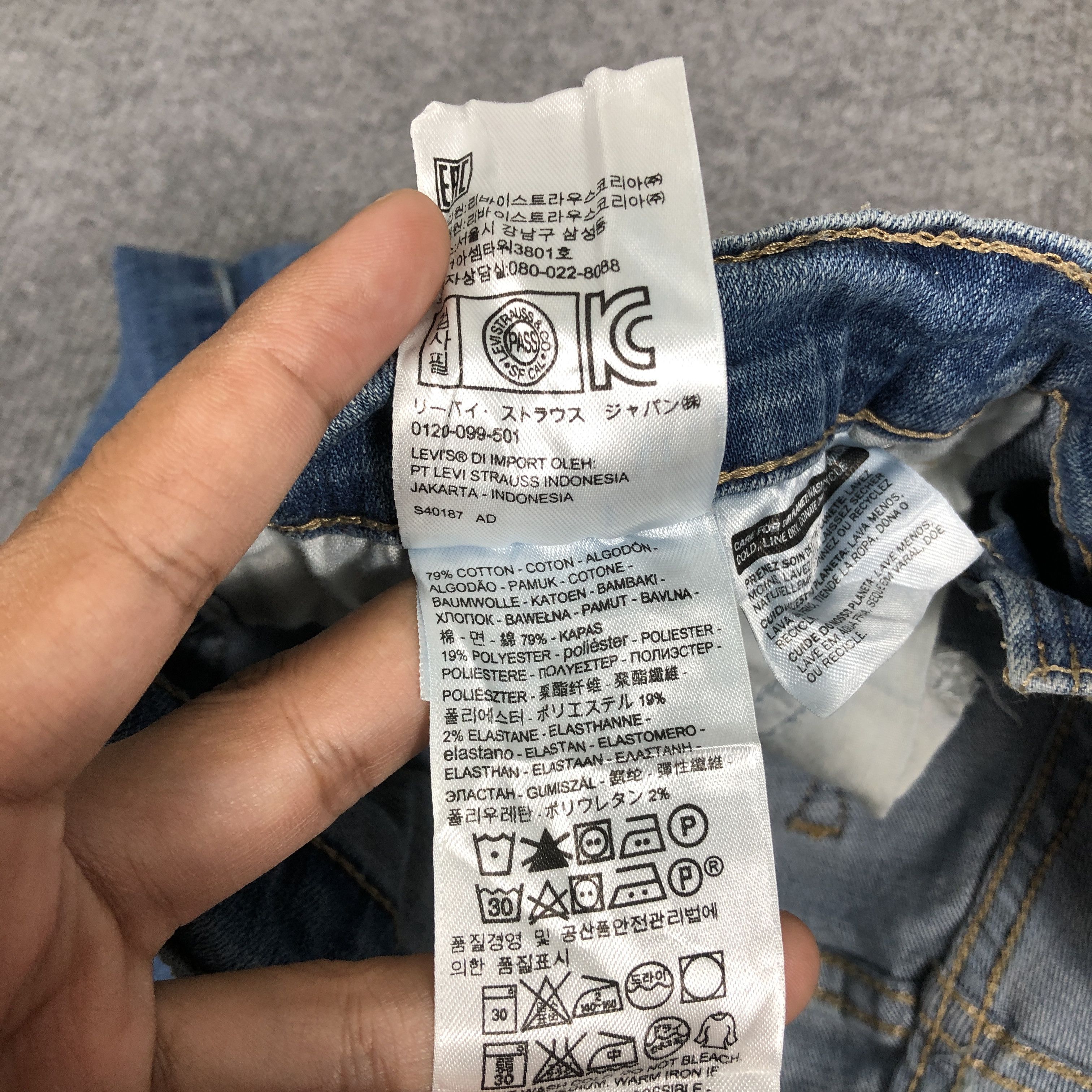 Levi's × Vintage Womens Vintage Levis Jeans Short Pants L1091W Size 33" - 7 Thumbnail